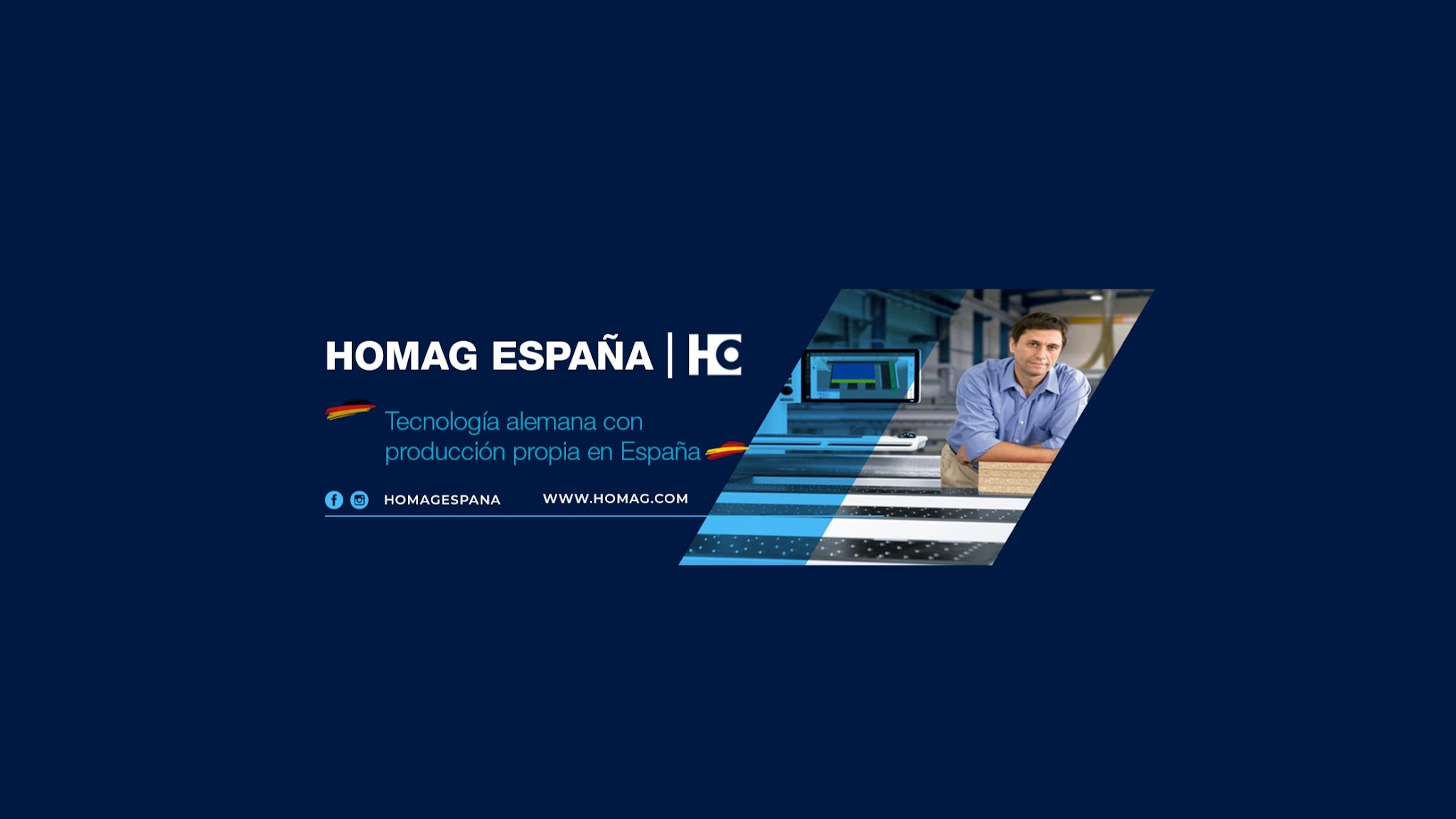 HOMAG España YouTube banner