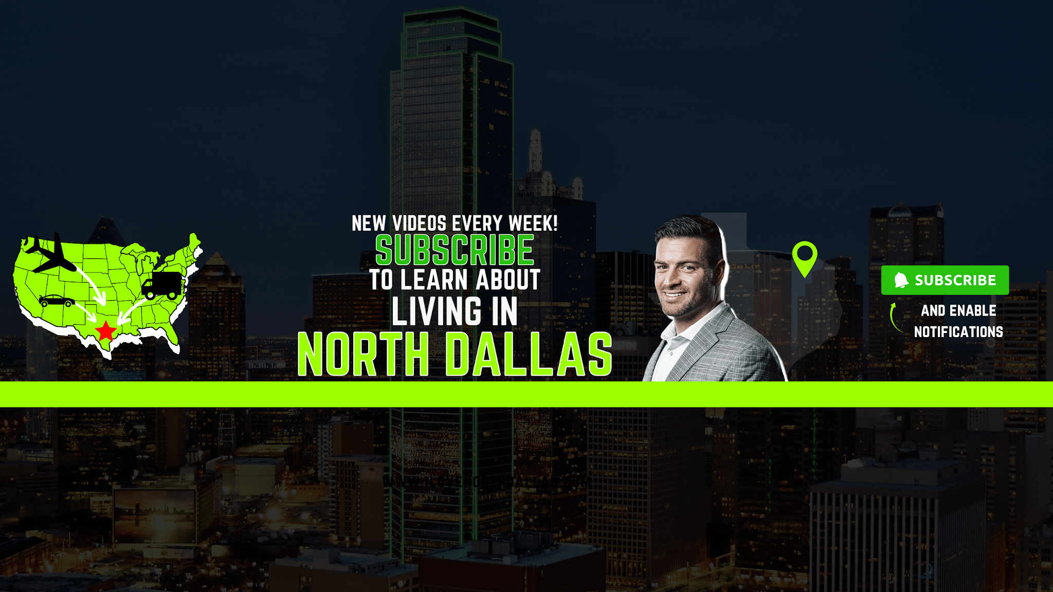 LIVING IN NORTH DALLAS YouTube banner