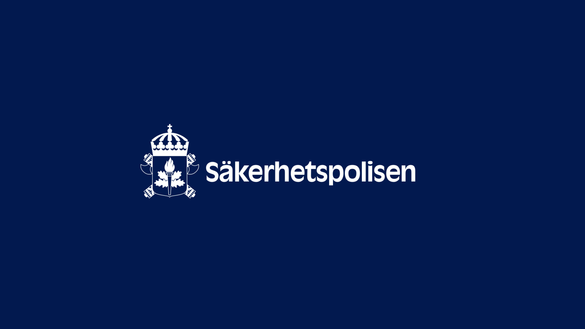 Säkerhetspolisen Sverige YouTube banner