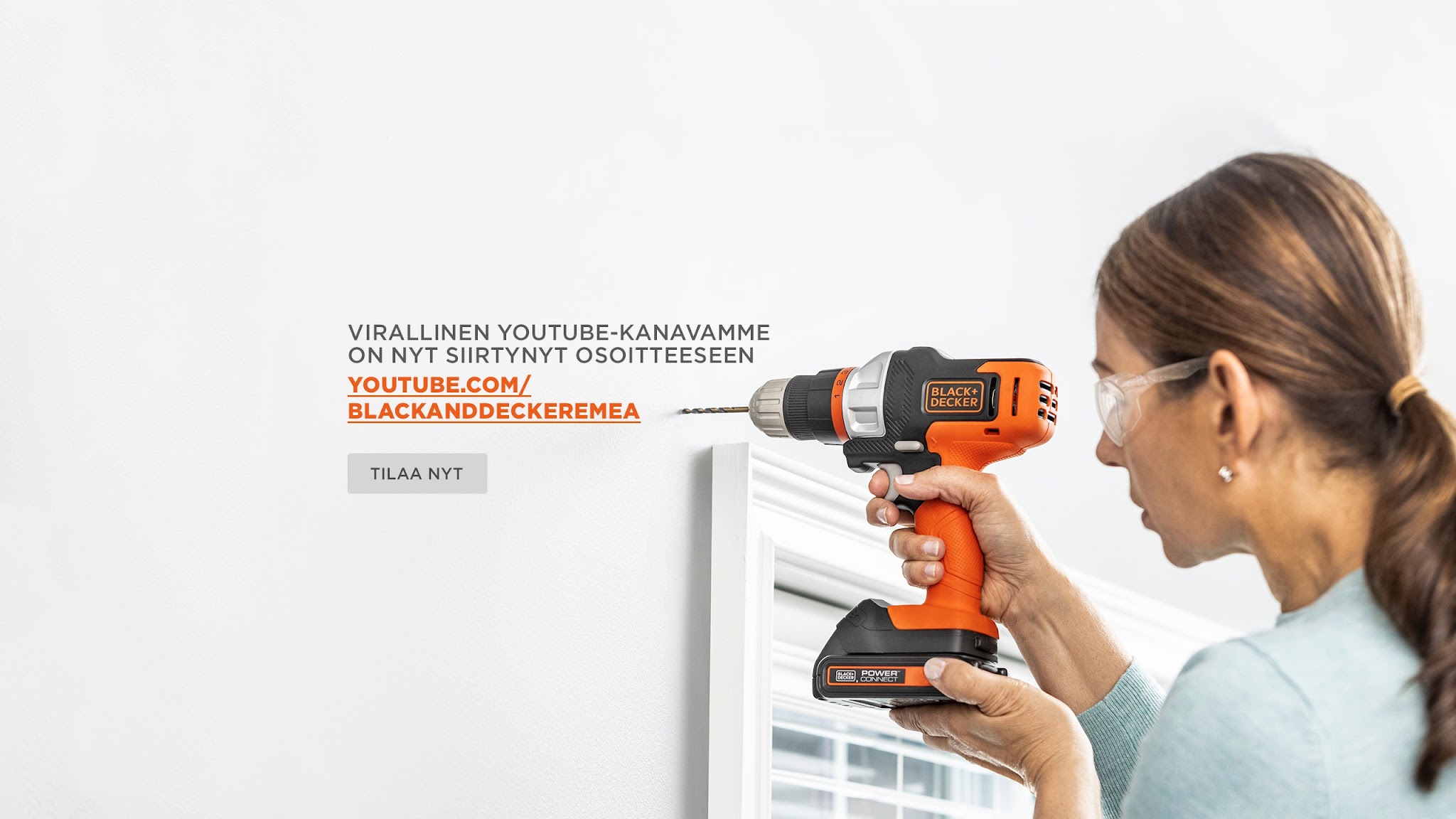 BLACK+DECKER Suomi YouTube banner