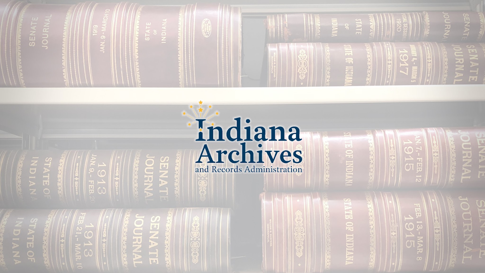 Indiana Archives and Records Administration YouTube banner