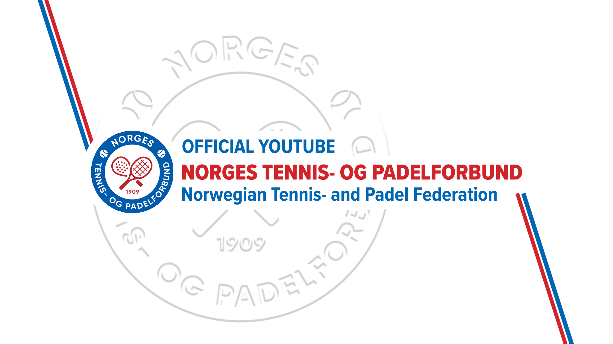 Norges Tennis- og Padelforbund (NTPF) YouTube banner