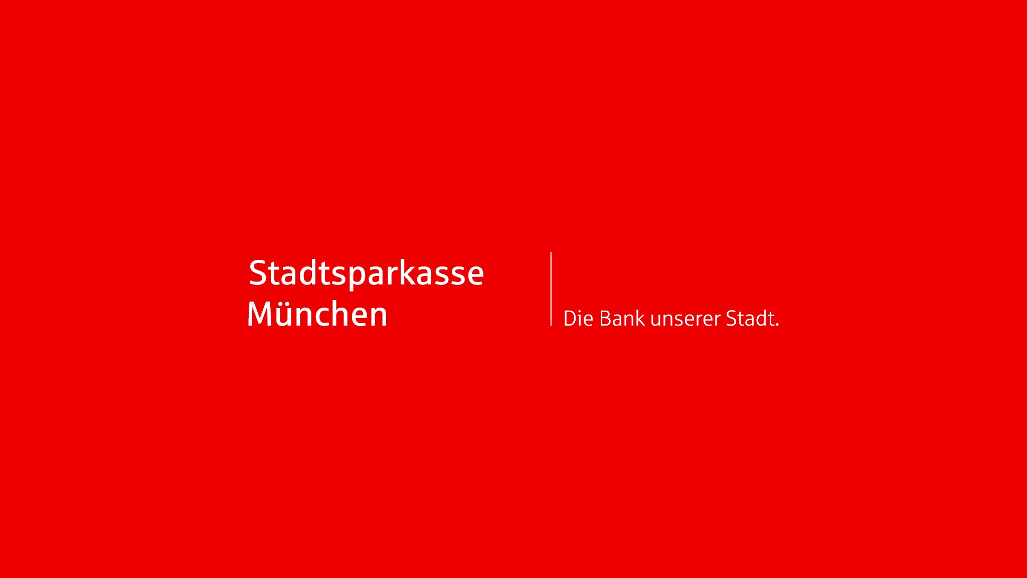 Stadtsparkasse München YouTube banner