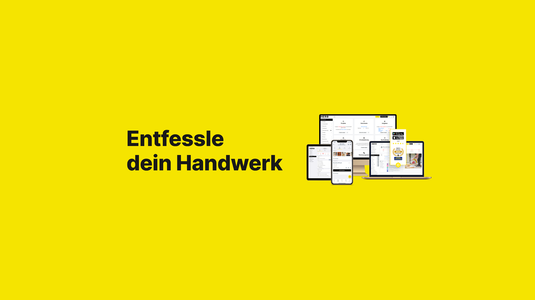 HERO - Die Handwerkersoftware YouTube banner