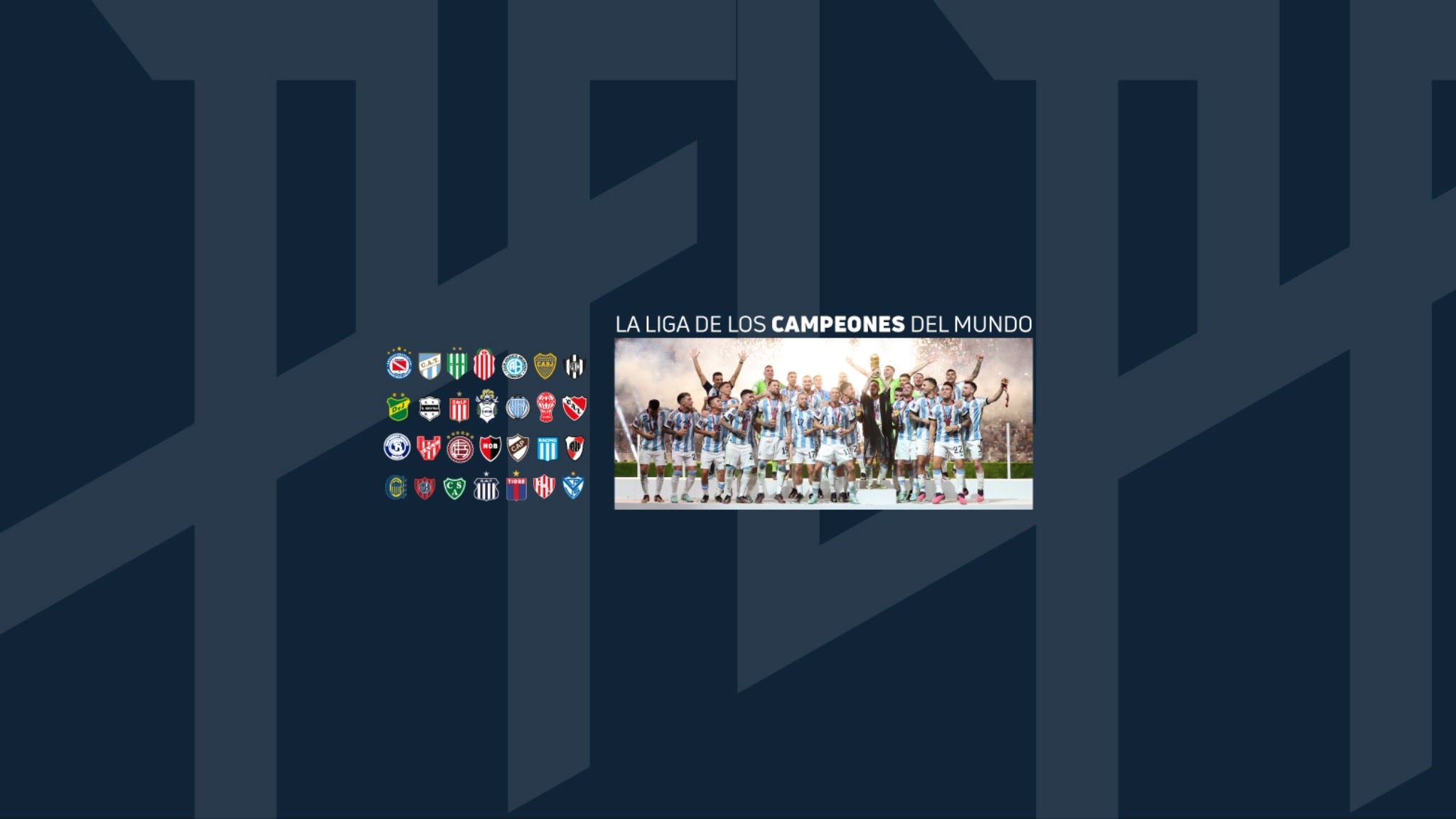 Liga Profesional de Fútbol de la AFA YouTube banner