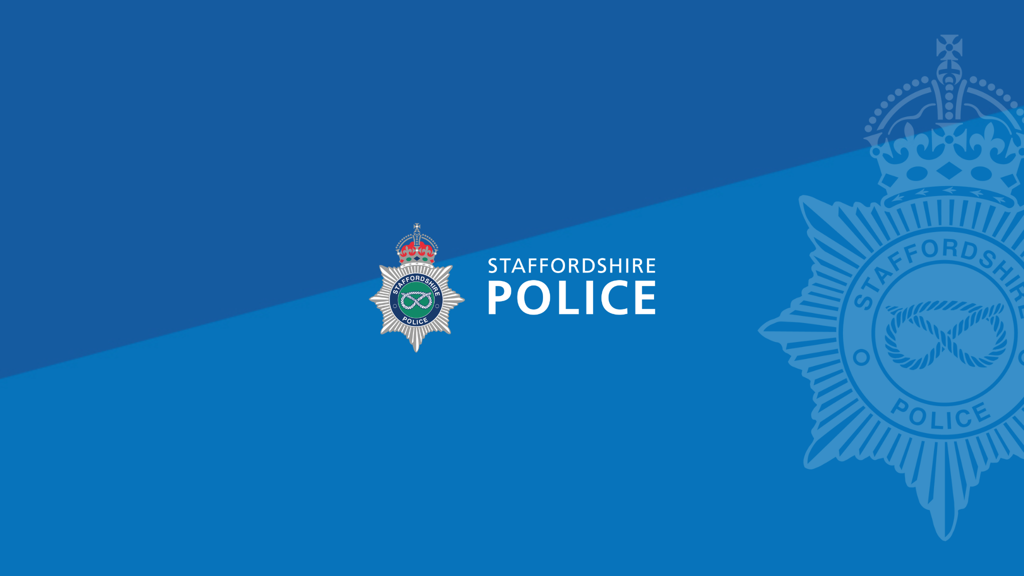 Staffordshire Police YouTube banner