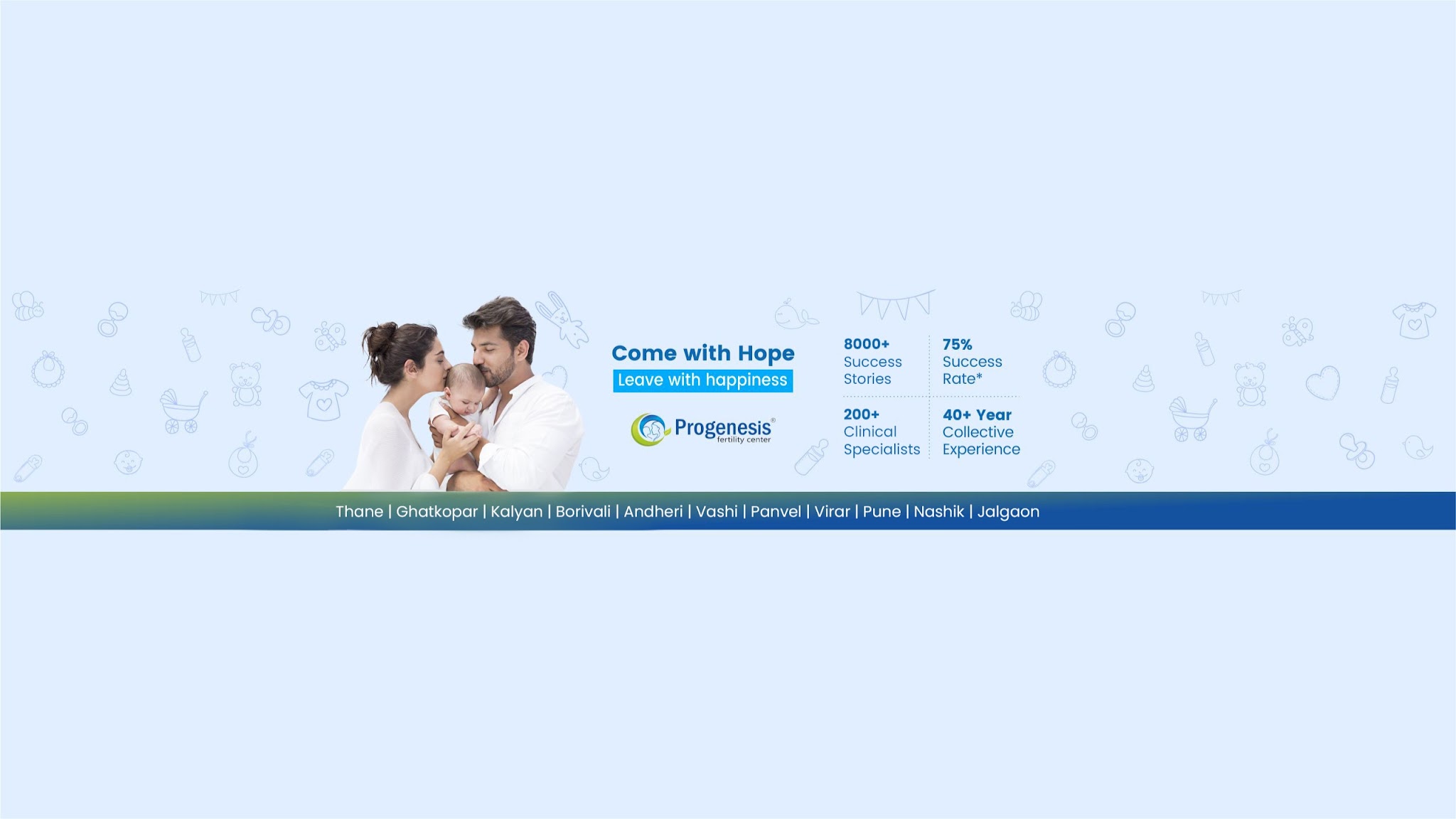 Progenesis IVF Fertility Center YouTube banner