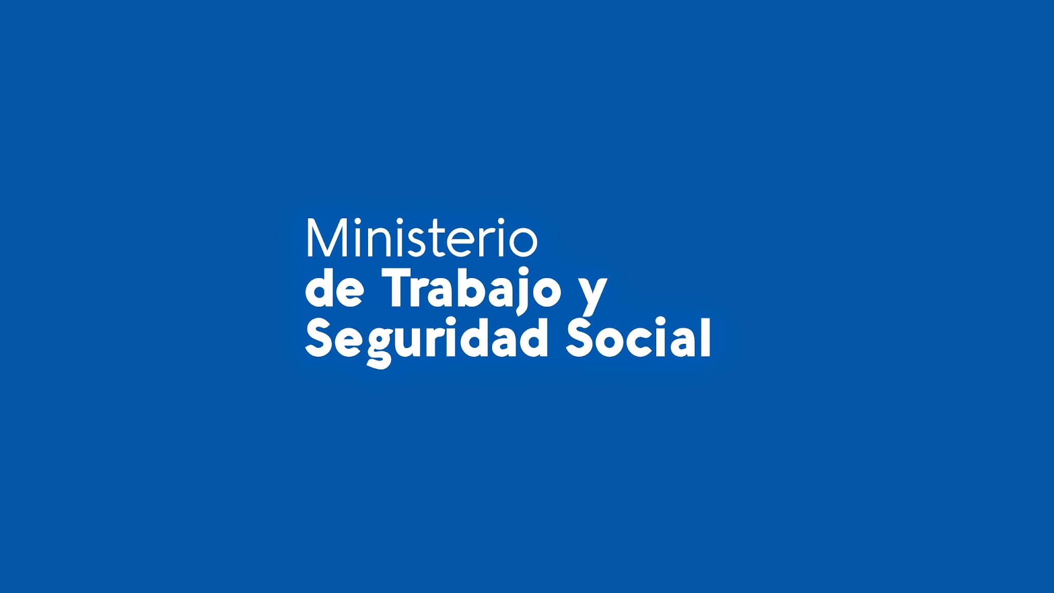 Ministerio de Trabajo y Seguridad Social YouTube banner