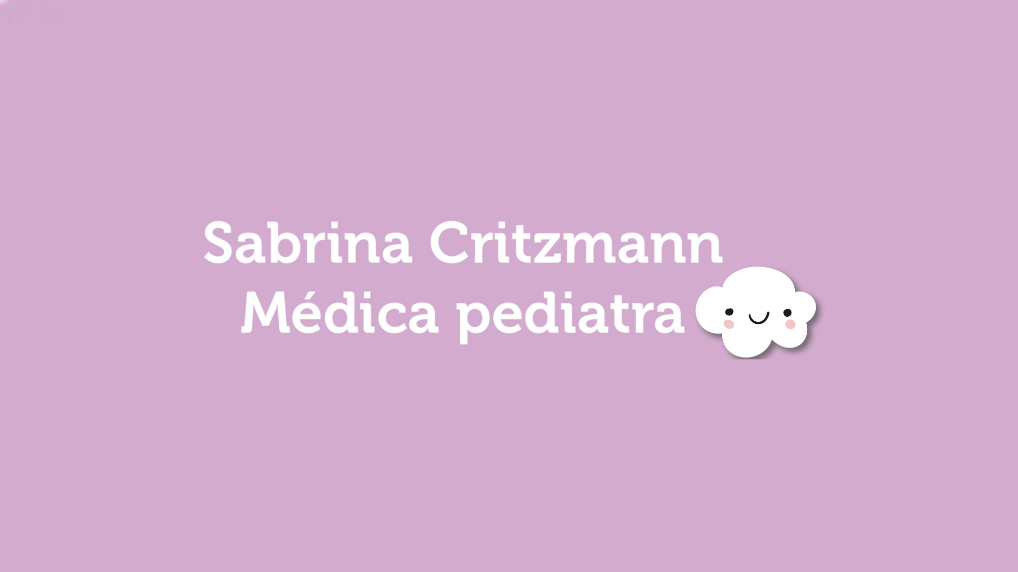 Sabrina Pediatra YouTube banner