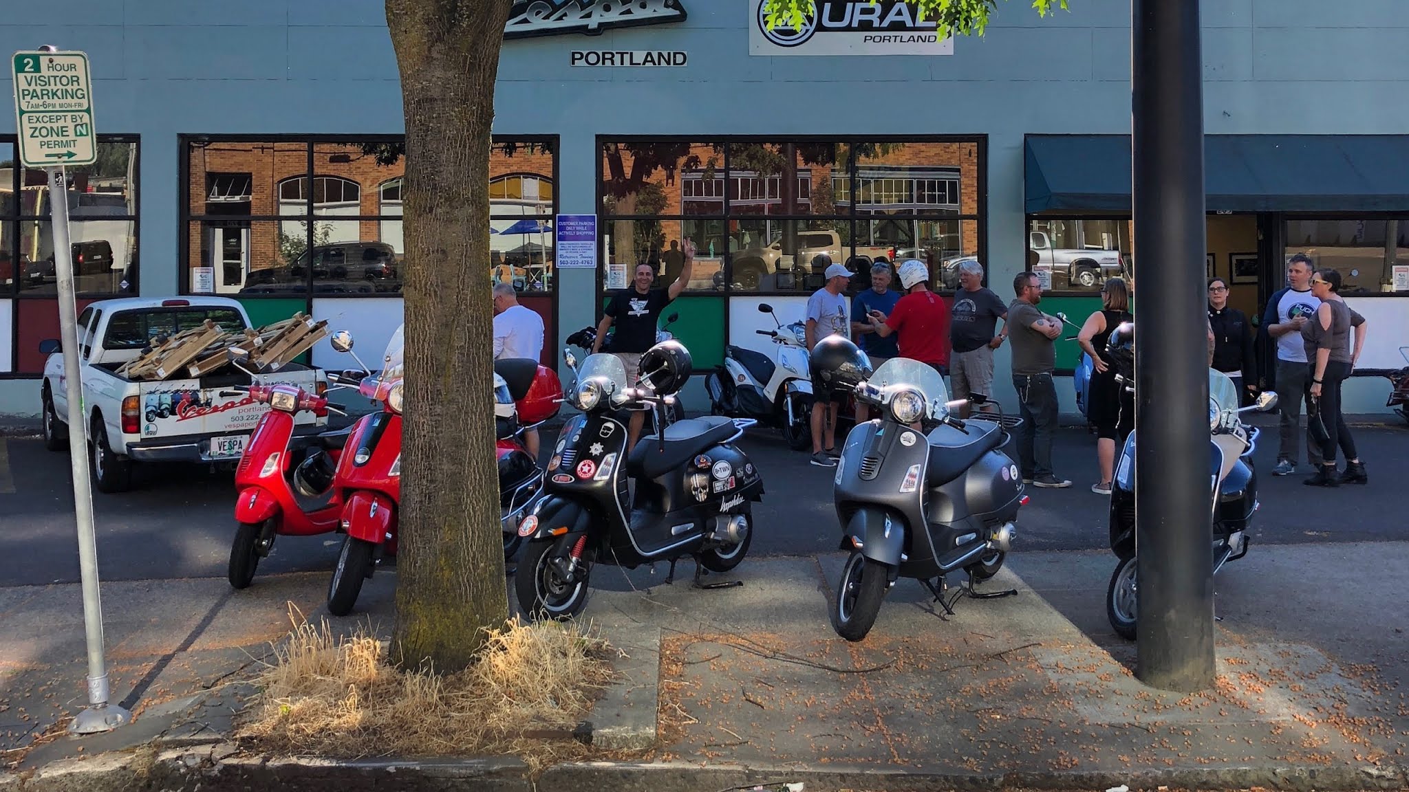 Vespa Portland YouTube banner