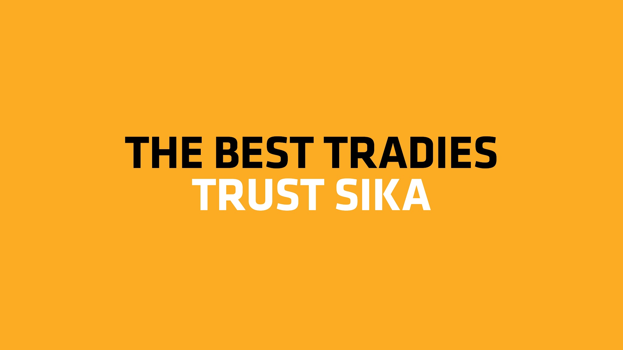 Sika Australia YouTube banner