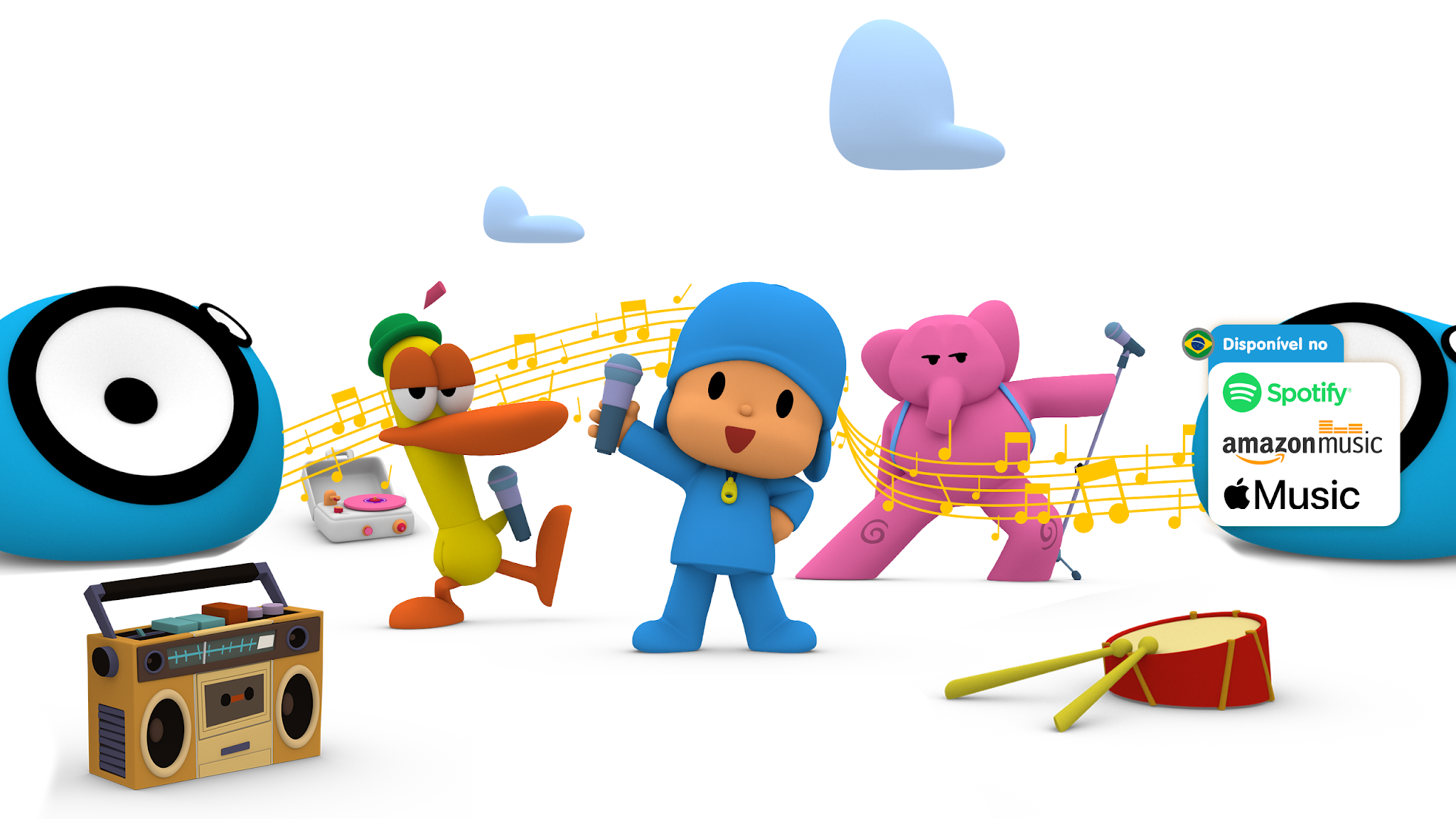 Pocoyo - Música Infantil em Português do Brasil YouTube banner