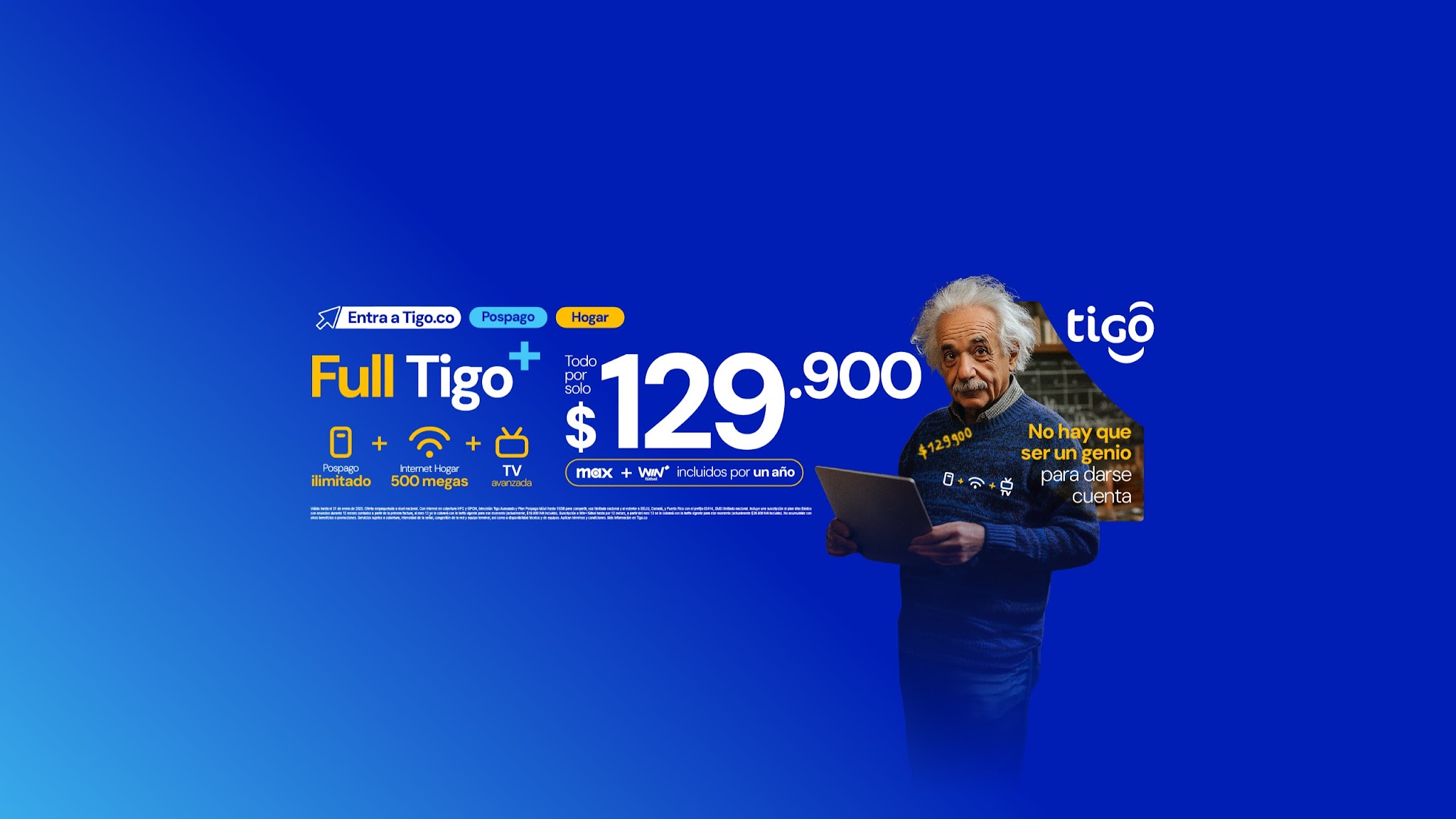 Tigo Colombia YouTube banner