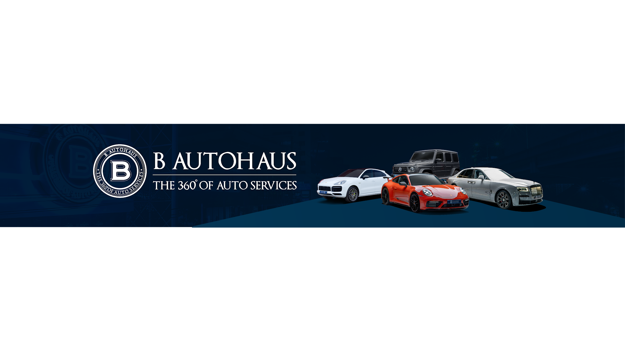 B Autohaus YouTube banner