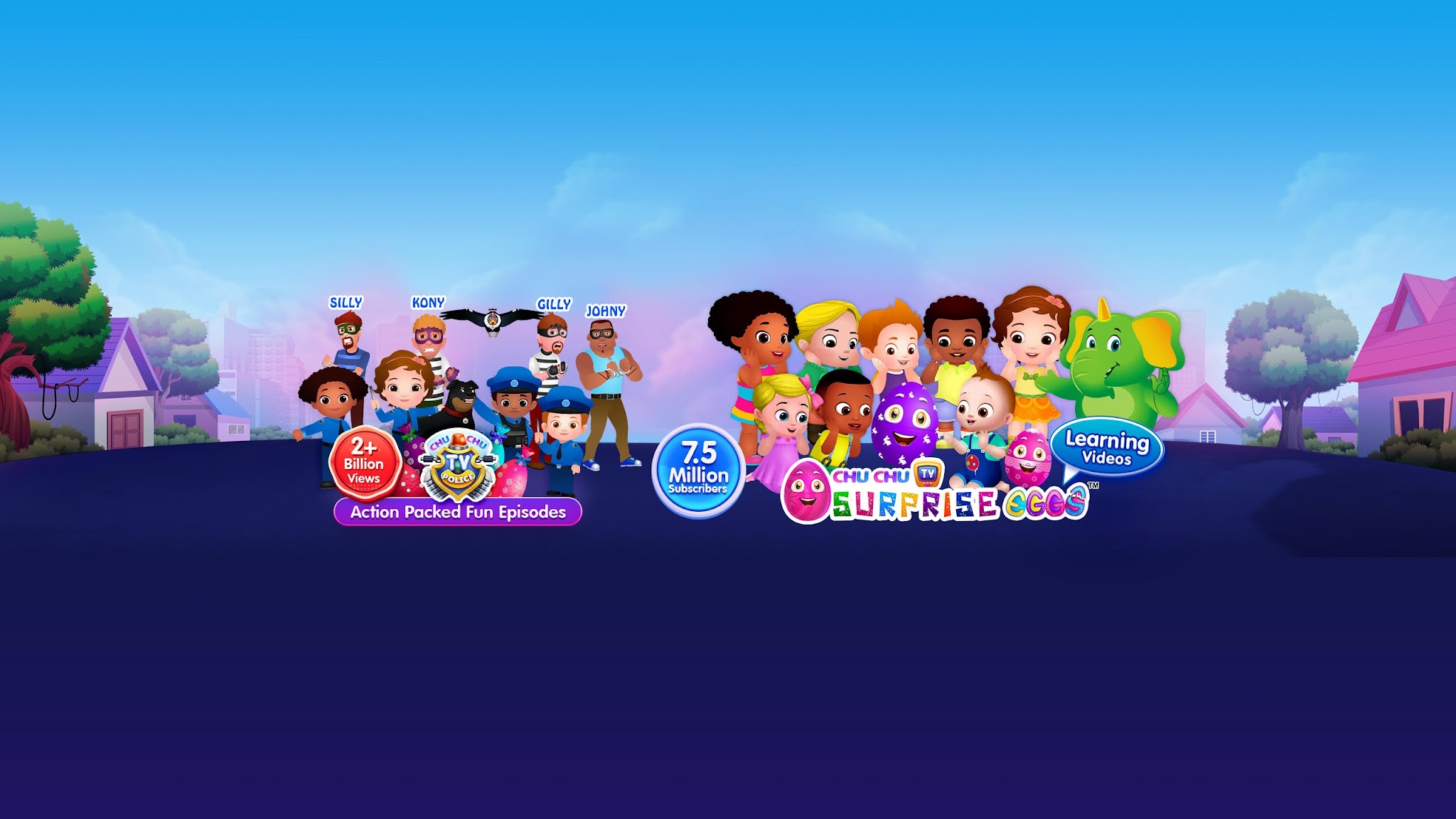 ChuChuTV Learning with Surprise Eggs YouTube banner