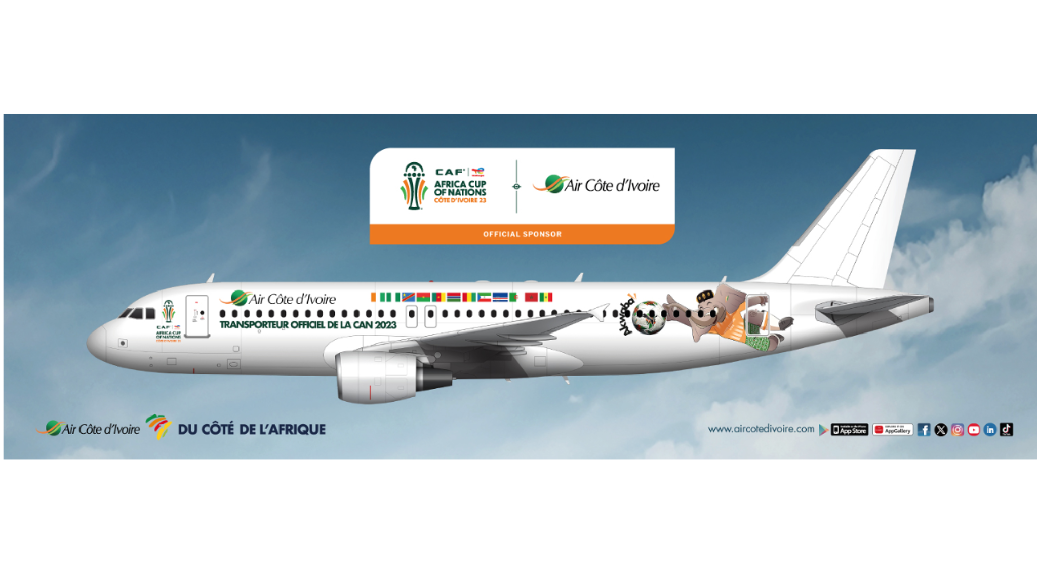 Air Côte d'Ivoire YouTube banner