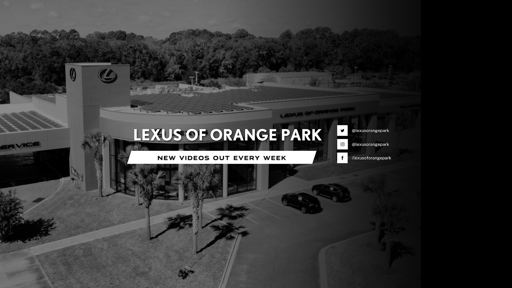 Lexus of Orange Park YouTube banner