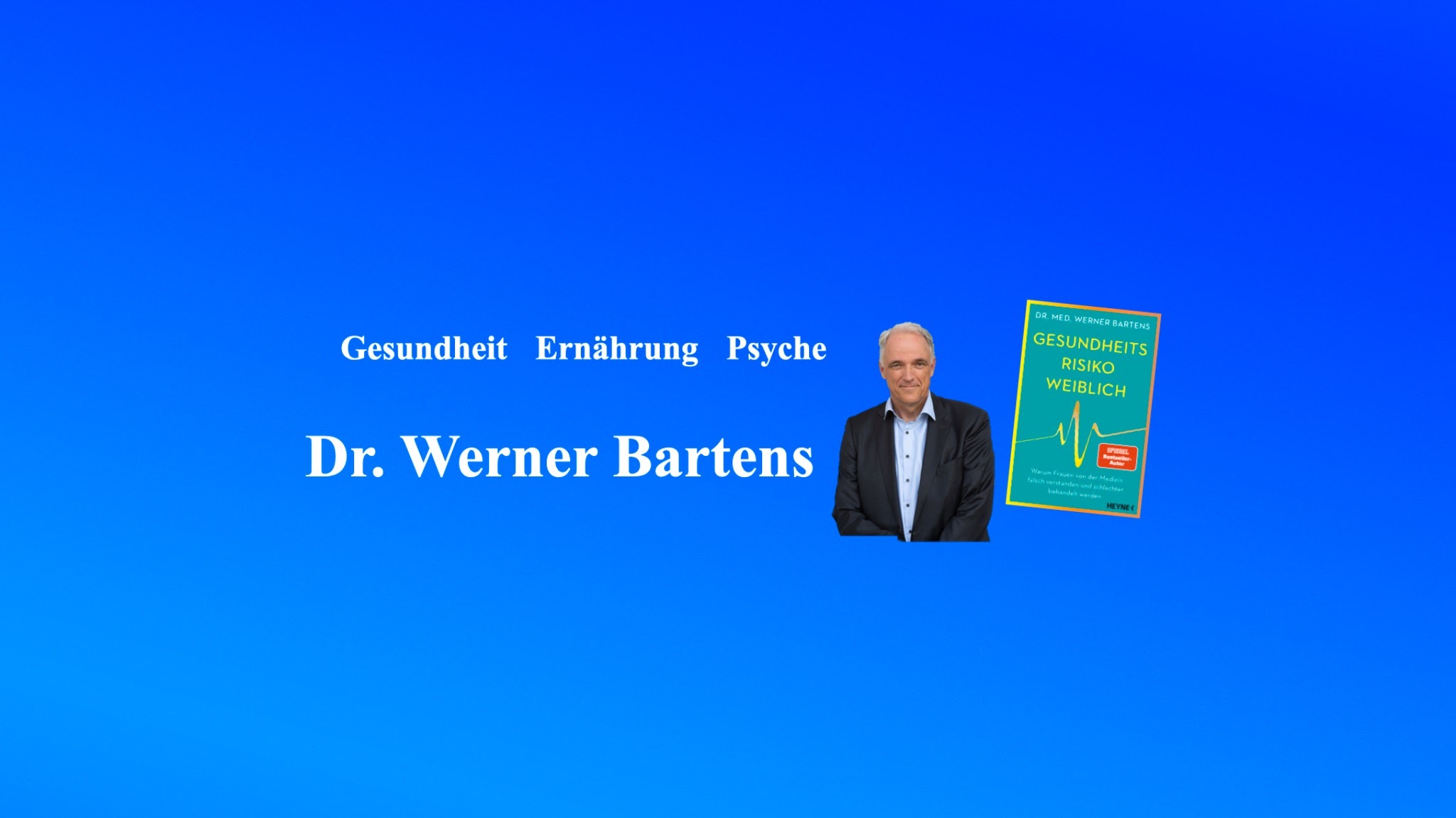Dr. med. Werner Bartens YouTube banner