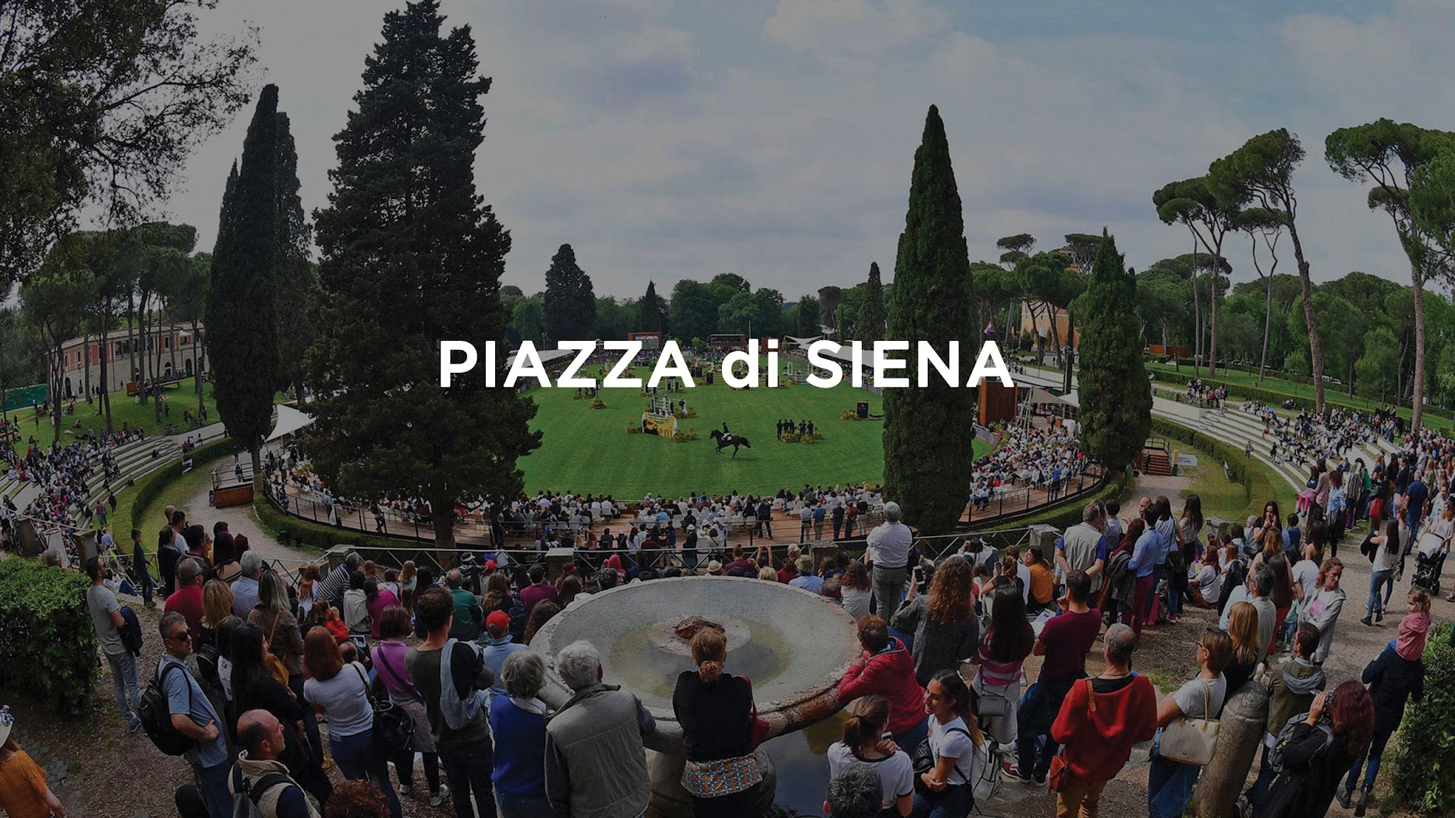 Piazza di Siena YouTube banner