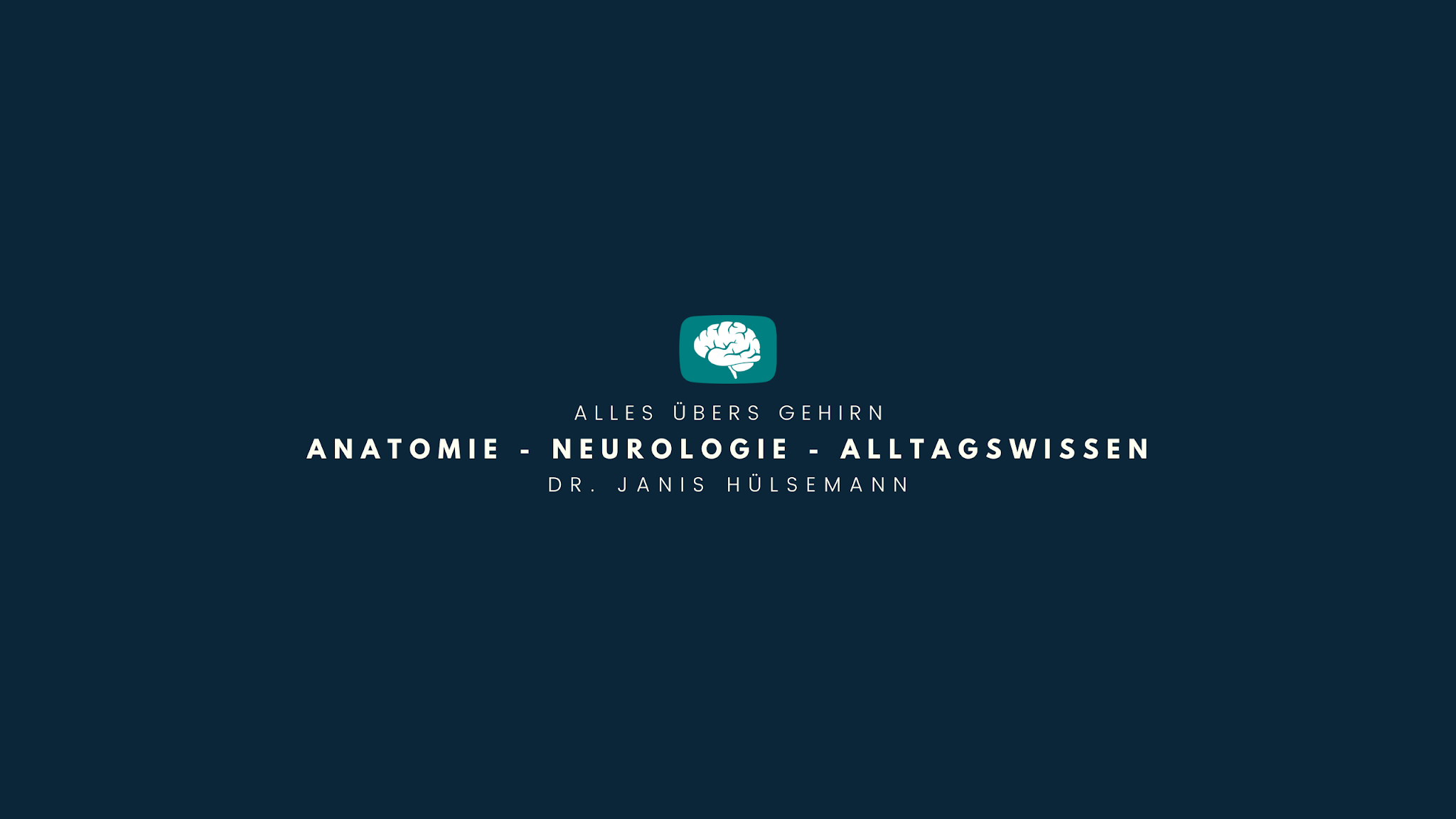 Neurologie mit Dr. Janis YouTube banner