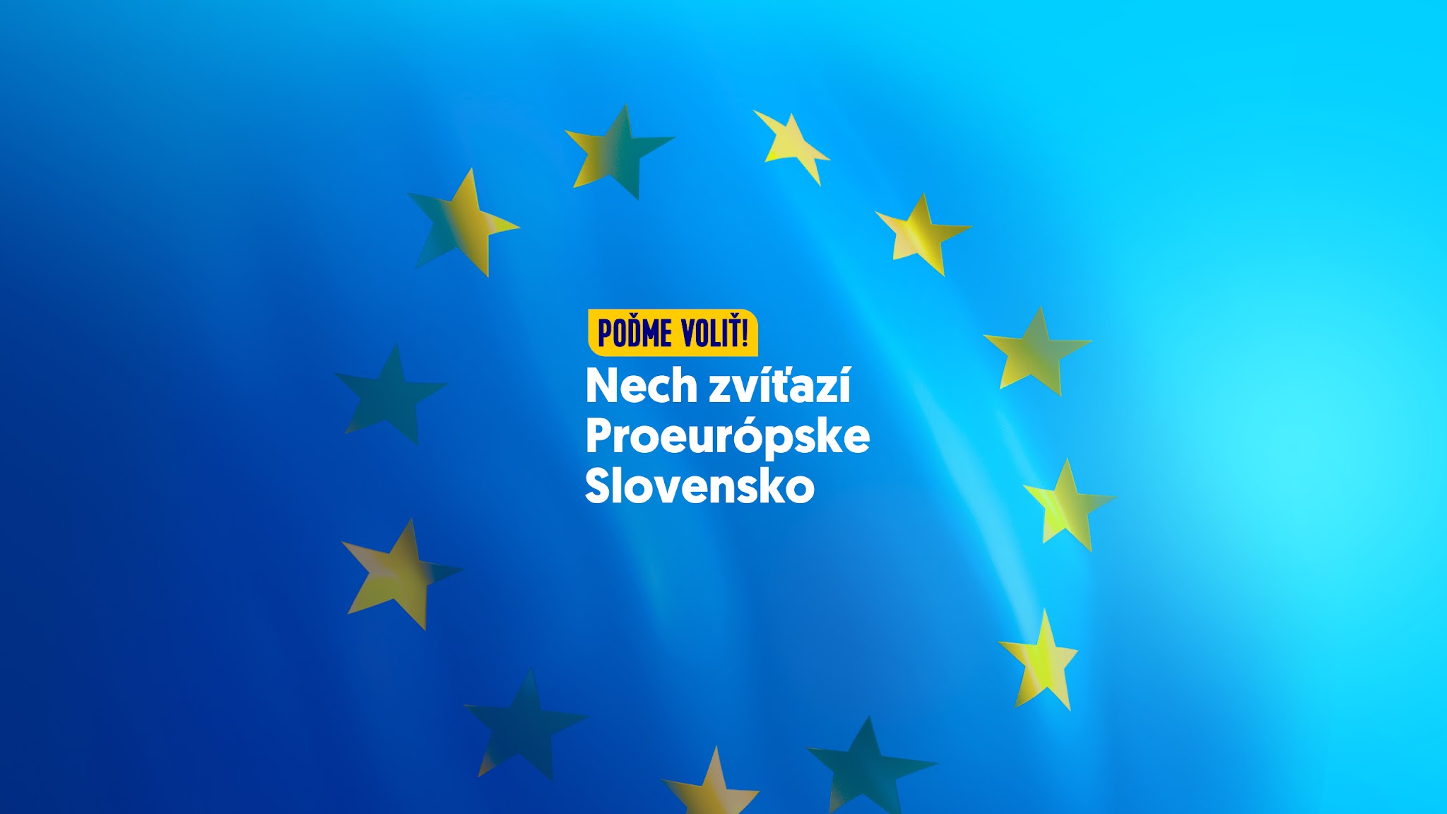 Progresívne Slovensko YouTube banner