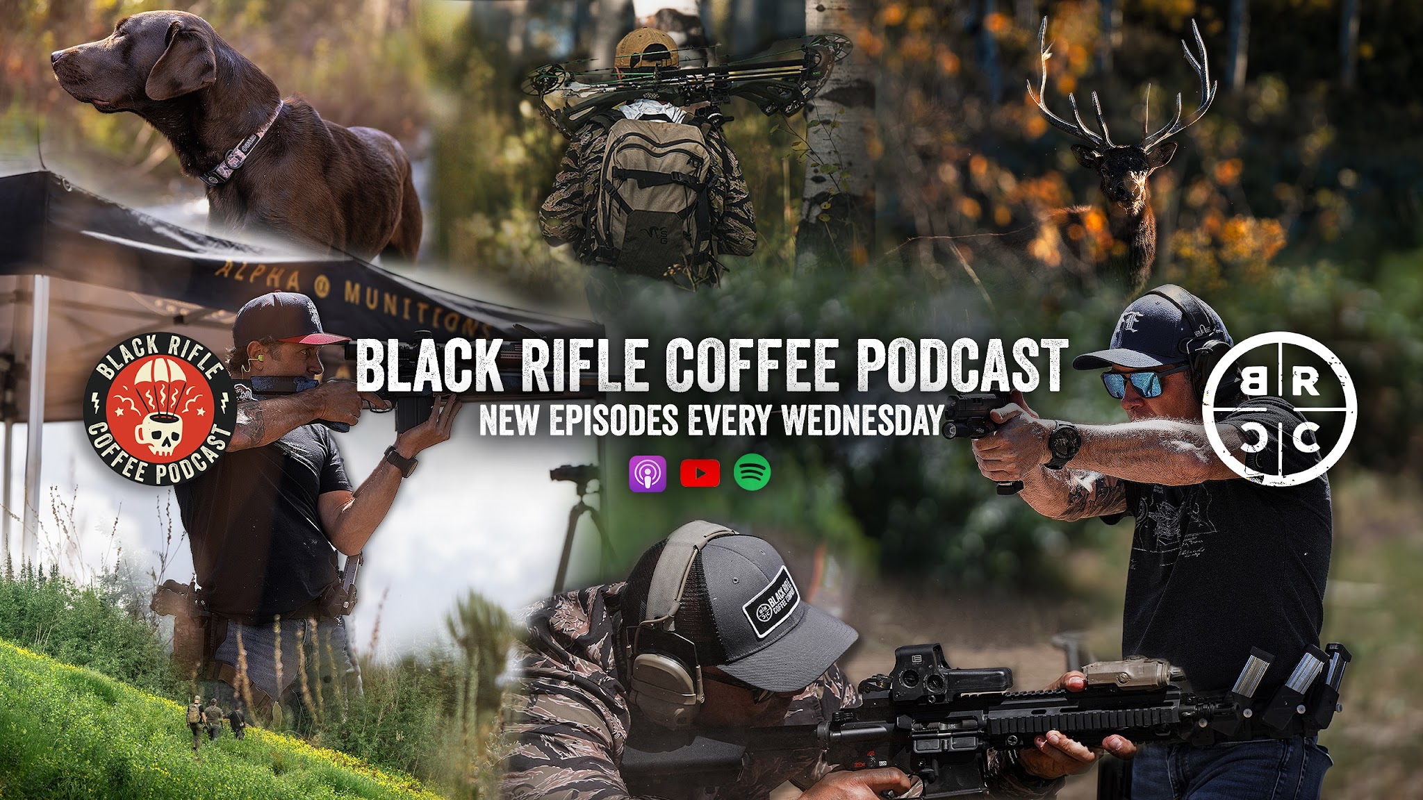 Black Rifle Coffee Podcast YouTube banner