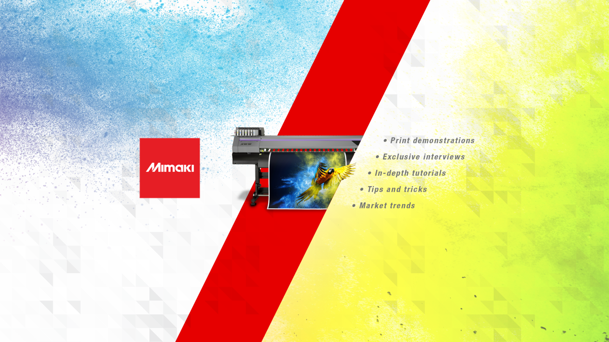 Mimaki Europe YouTube banner