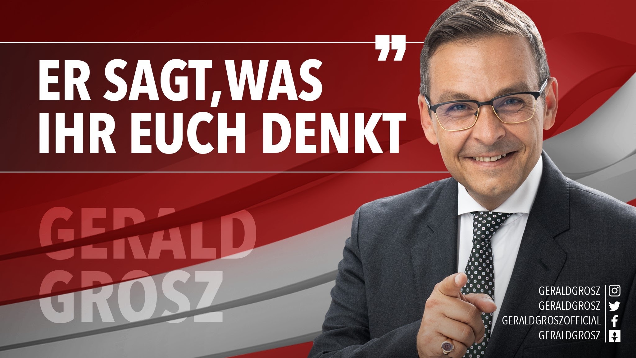 Gerald Grosz YouTube banner