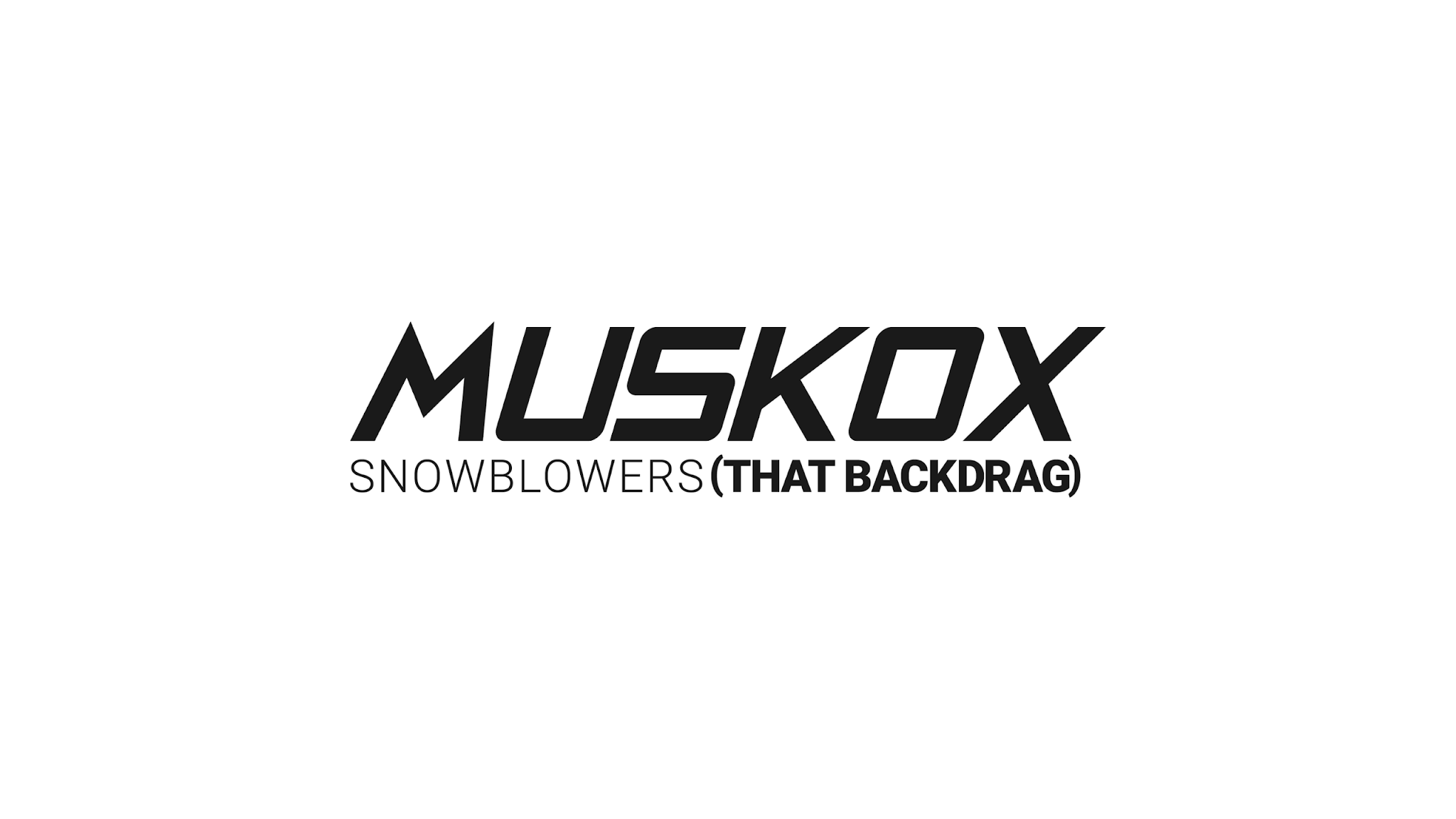 MUSKOX Snowblowers YouTube banner