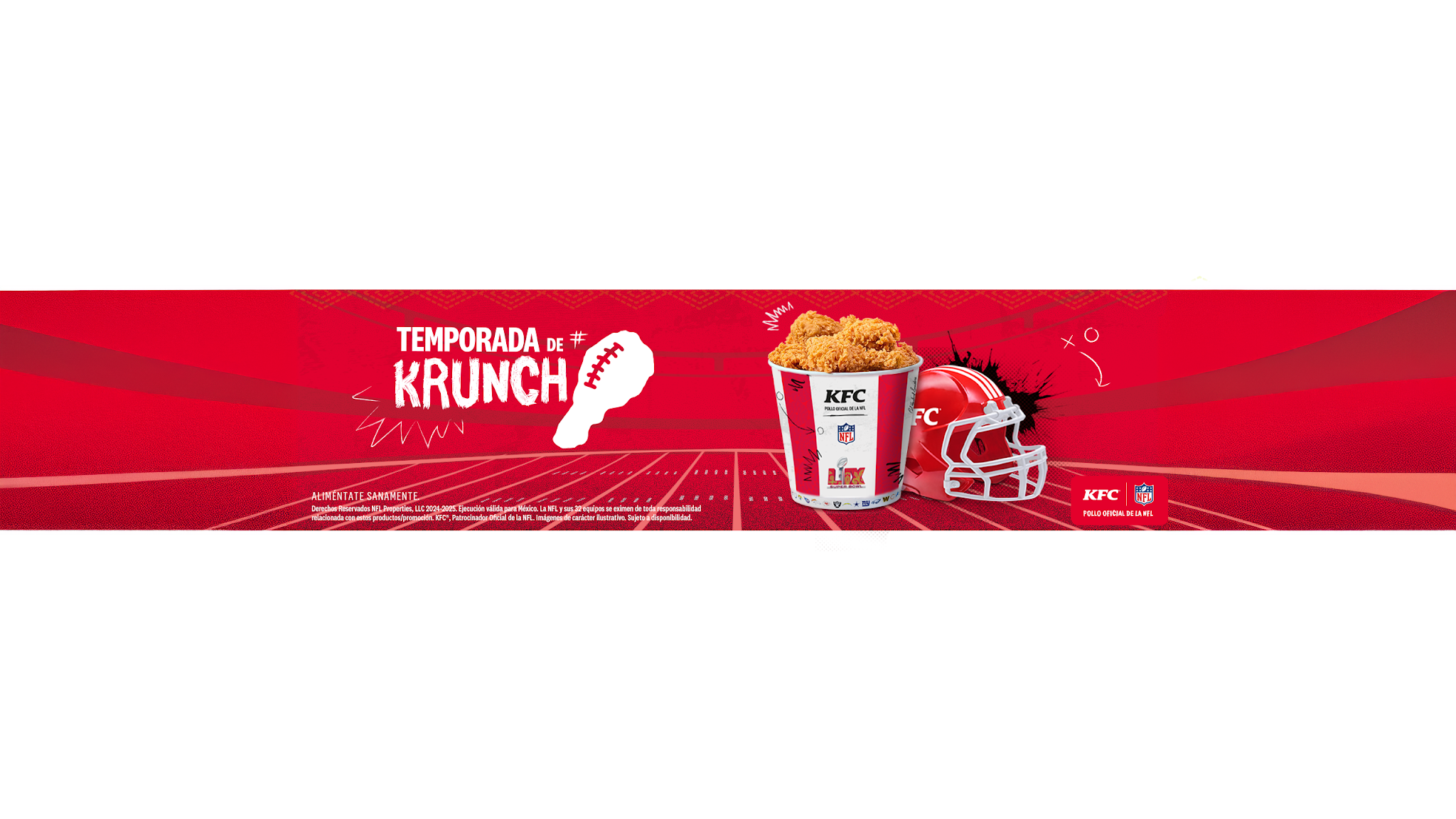 KFC México YouTube banner