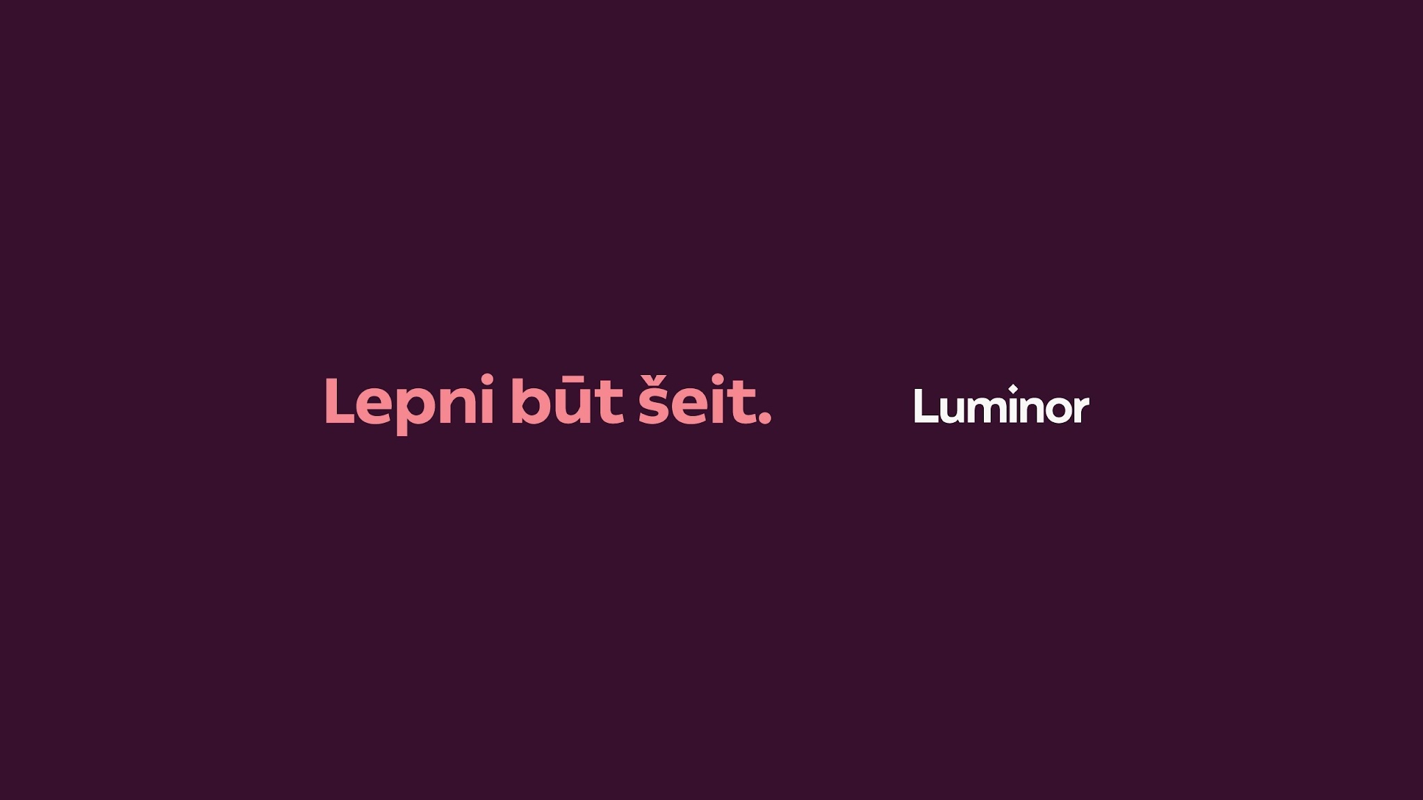 Luminor Latvija YouTube banner