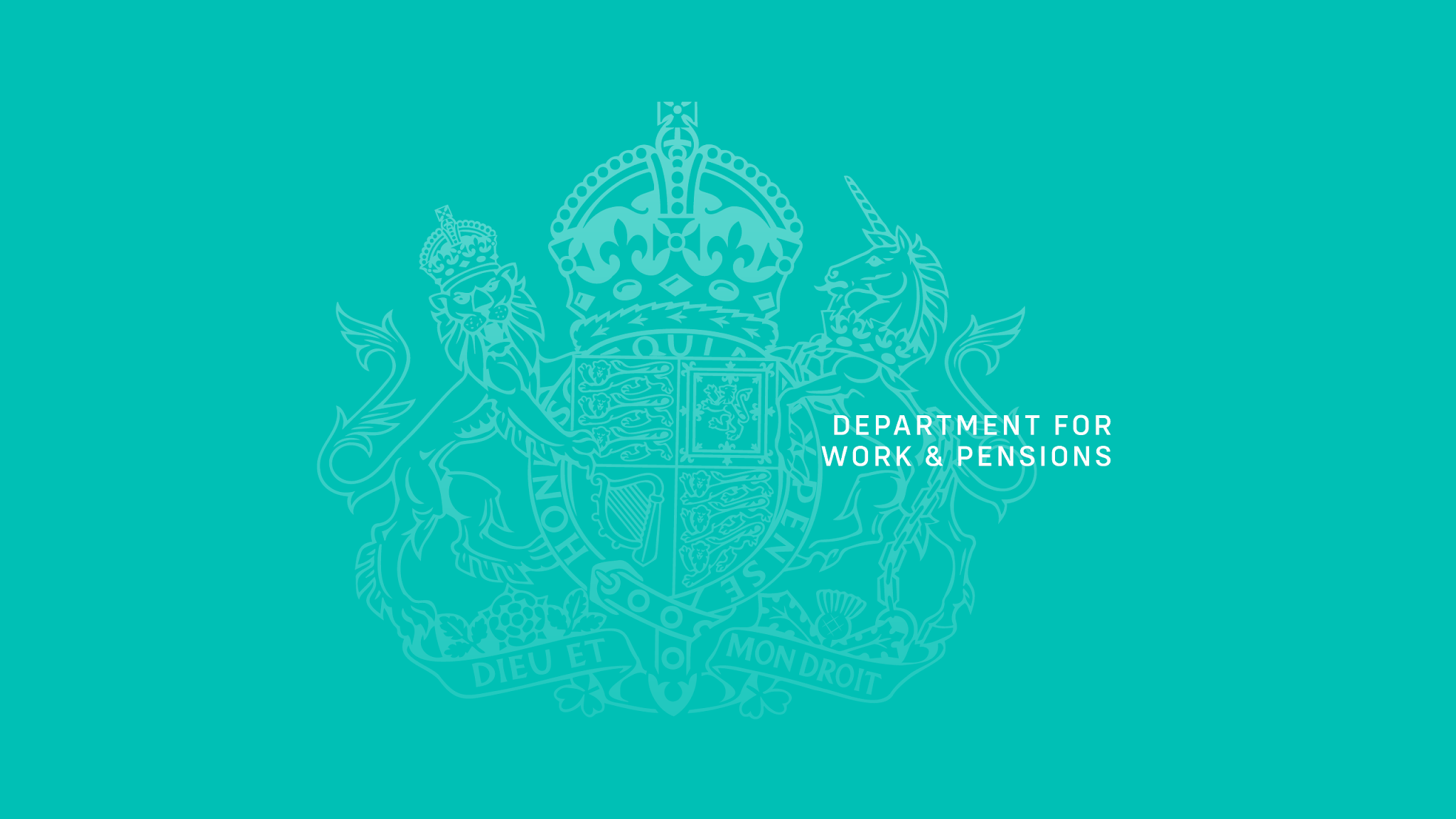 Department for Work and Pensions (DWP) YouTube banner