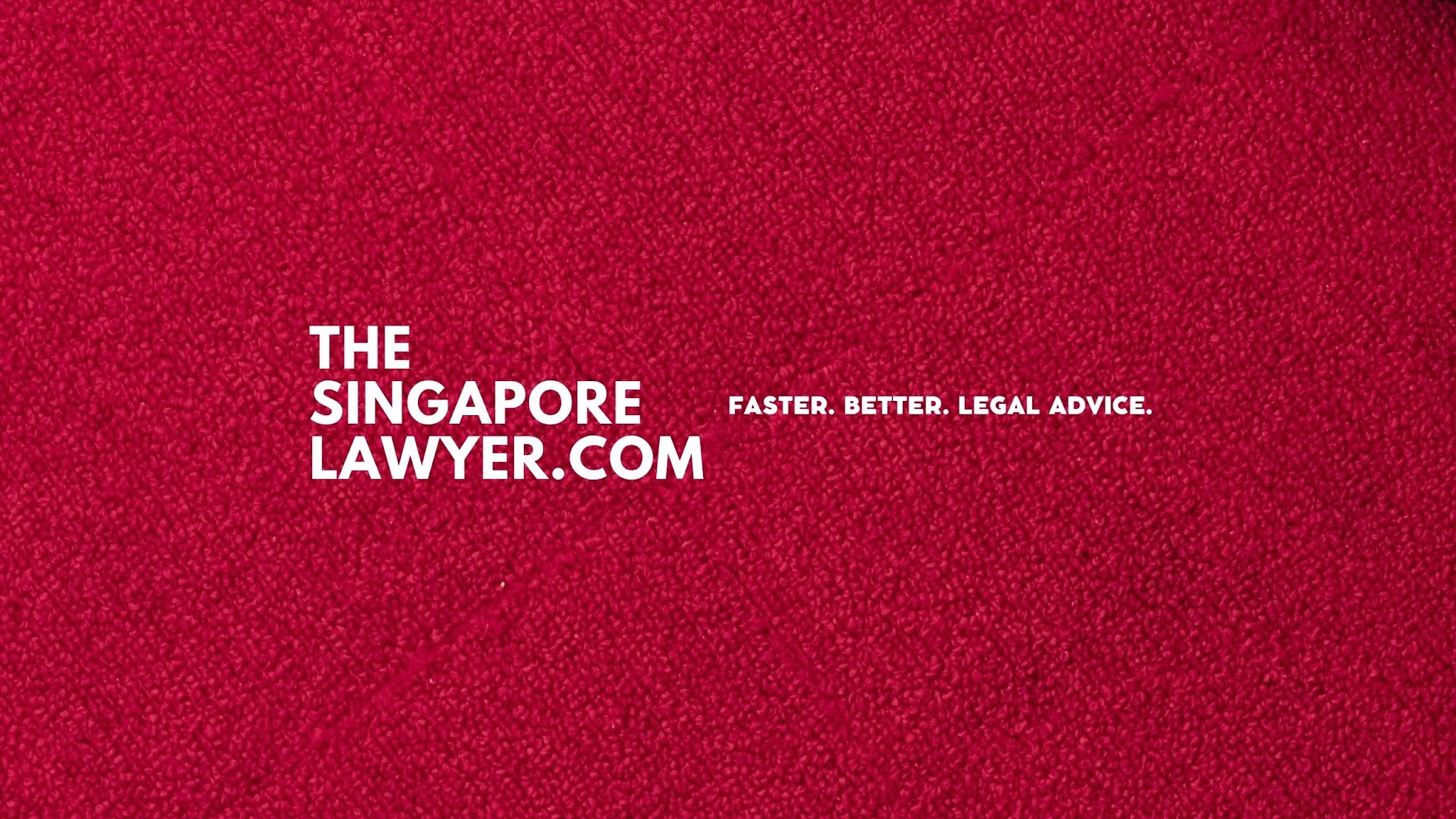 The Singapore Lawyer YouTube banner
