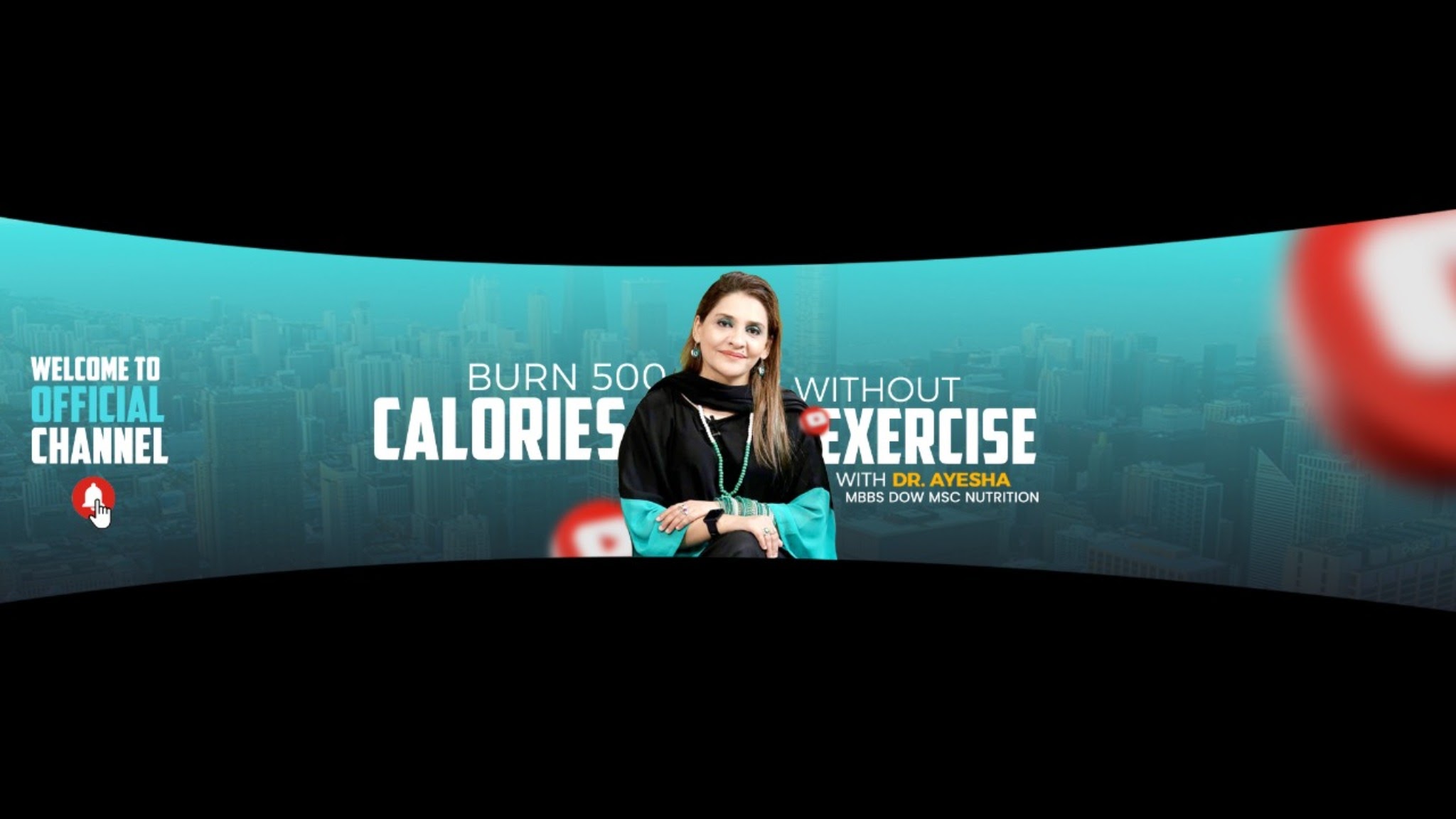 Best Top Nutritionist Dr.Ayesha Abbas Karachi  YouTube banner
