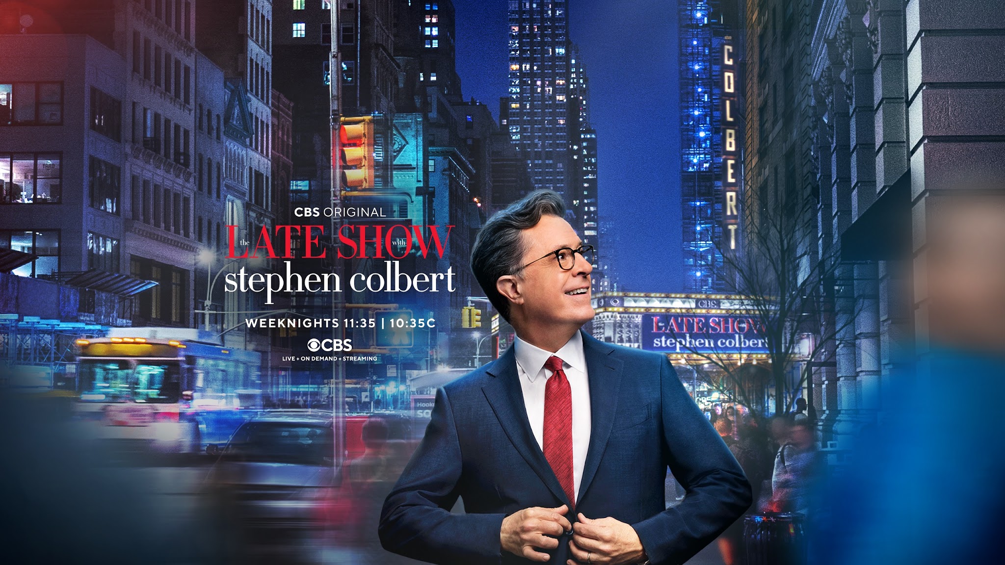 The Late Show with Stephen Colbert YouTube banner