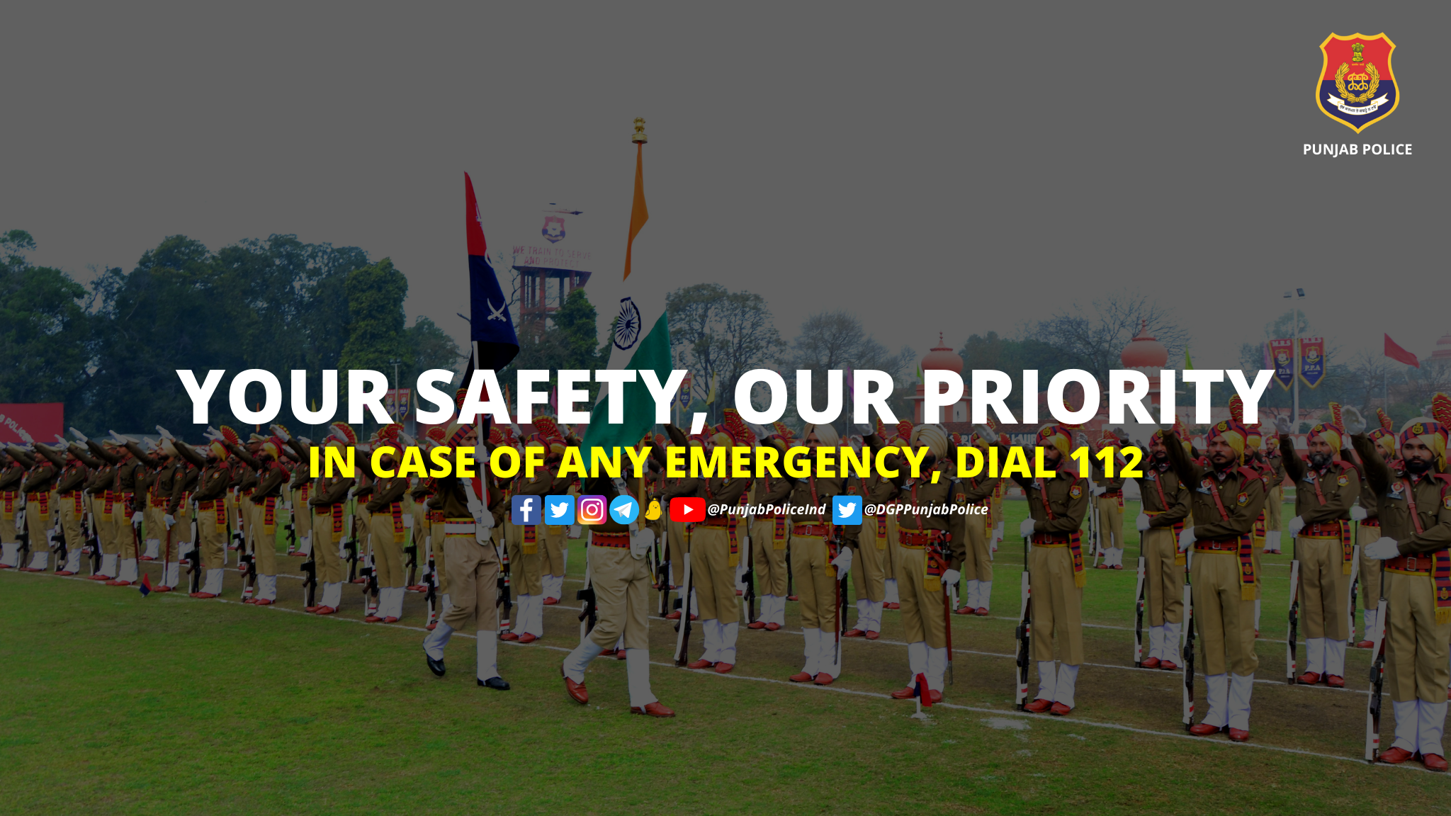 Punjab Police India YouTube banner