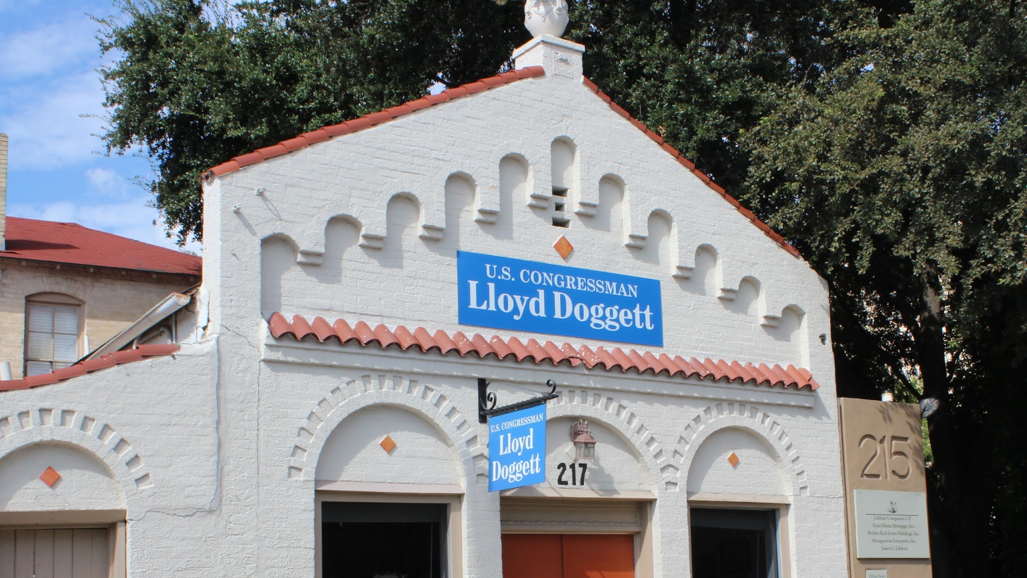U.S. Representative Lloyd Doggett YouTube banner