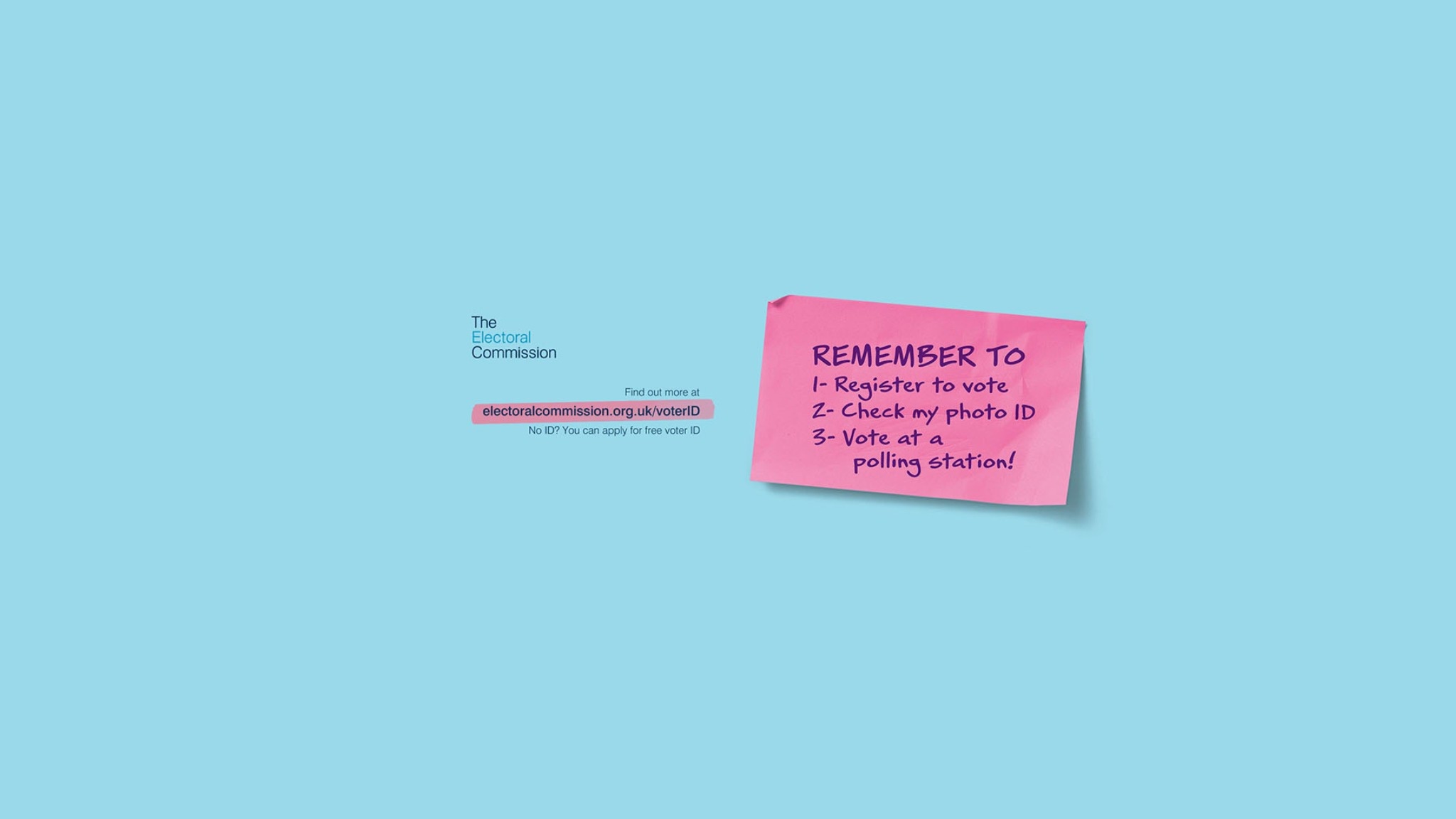 Electoral Commission UK YouTube banner