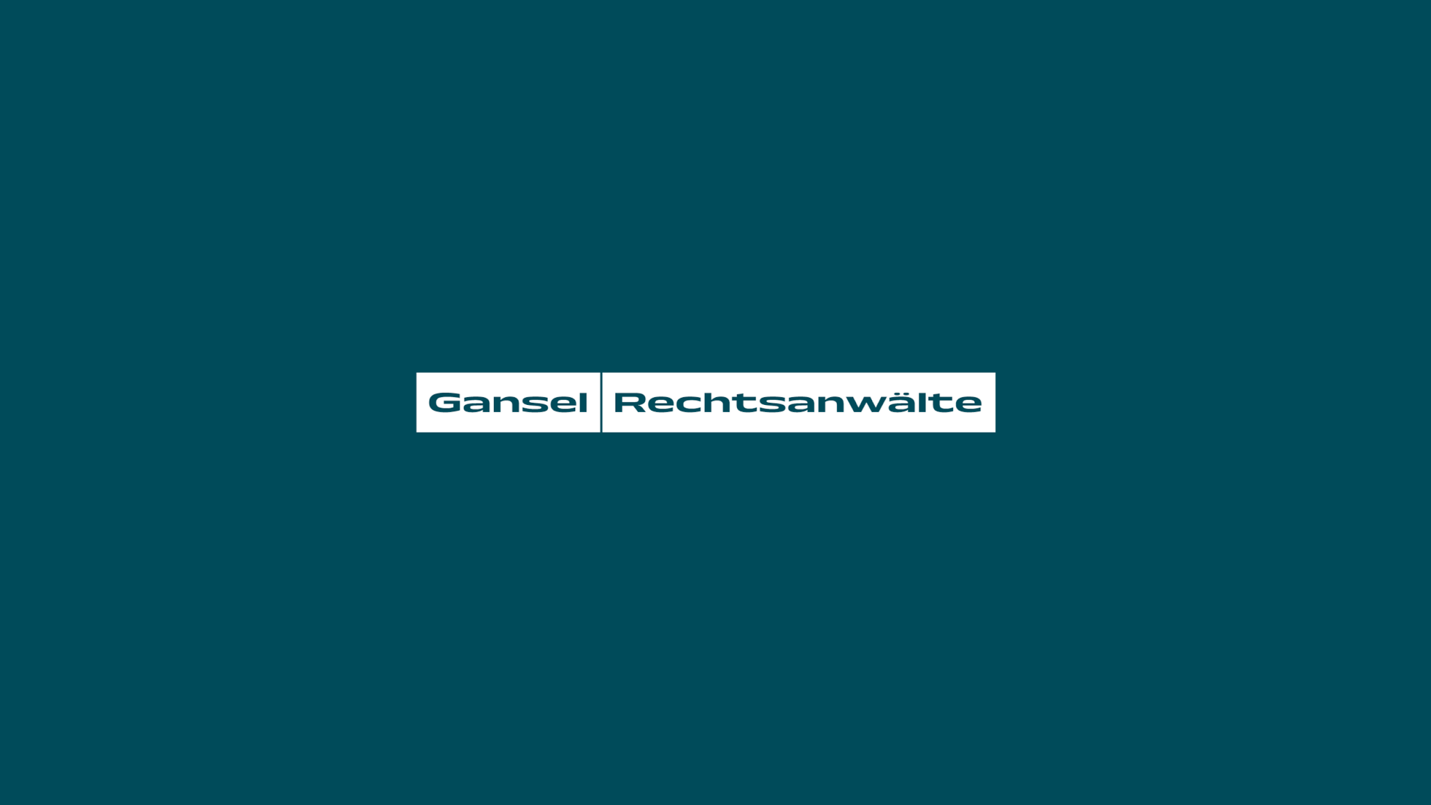Gansel Rechtsanwälte YouTube banner
