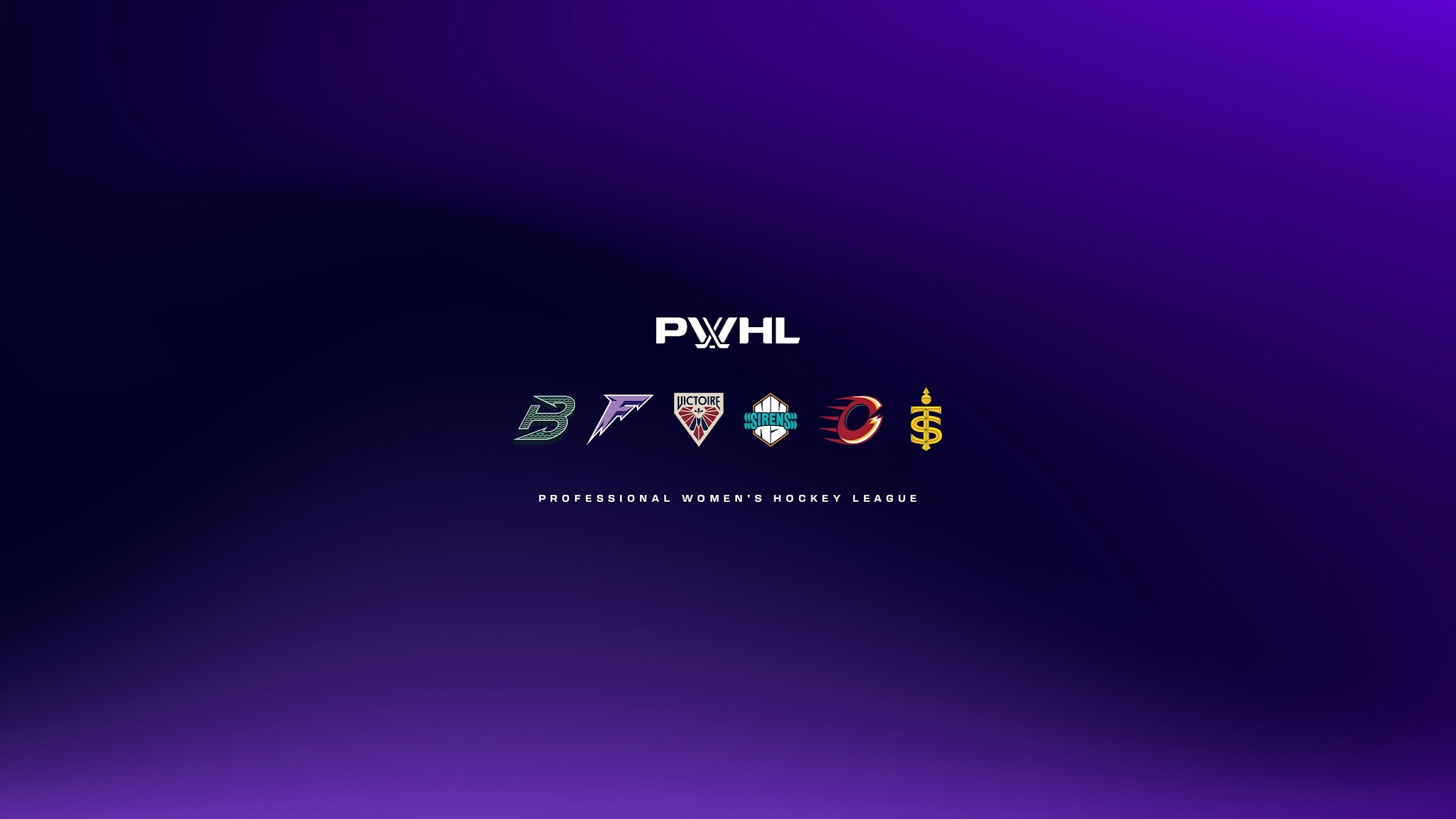 The PWHL YouTube banner