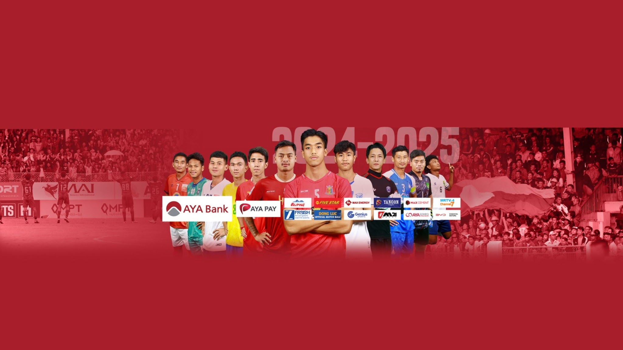 Myanmar National League YouTube banner