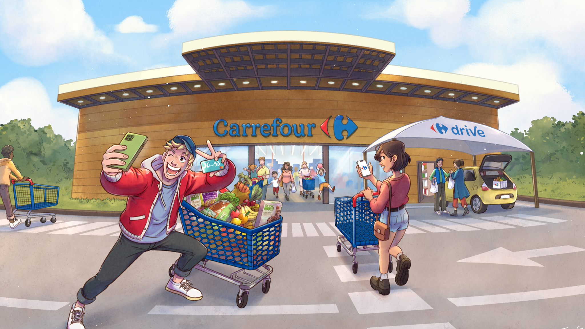 Carrefour France YouTube banner