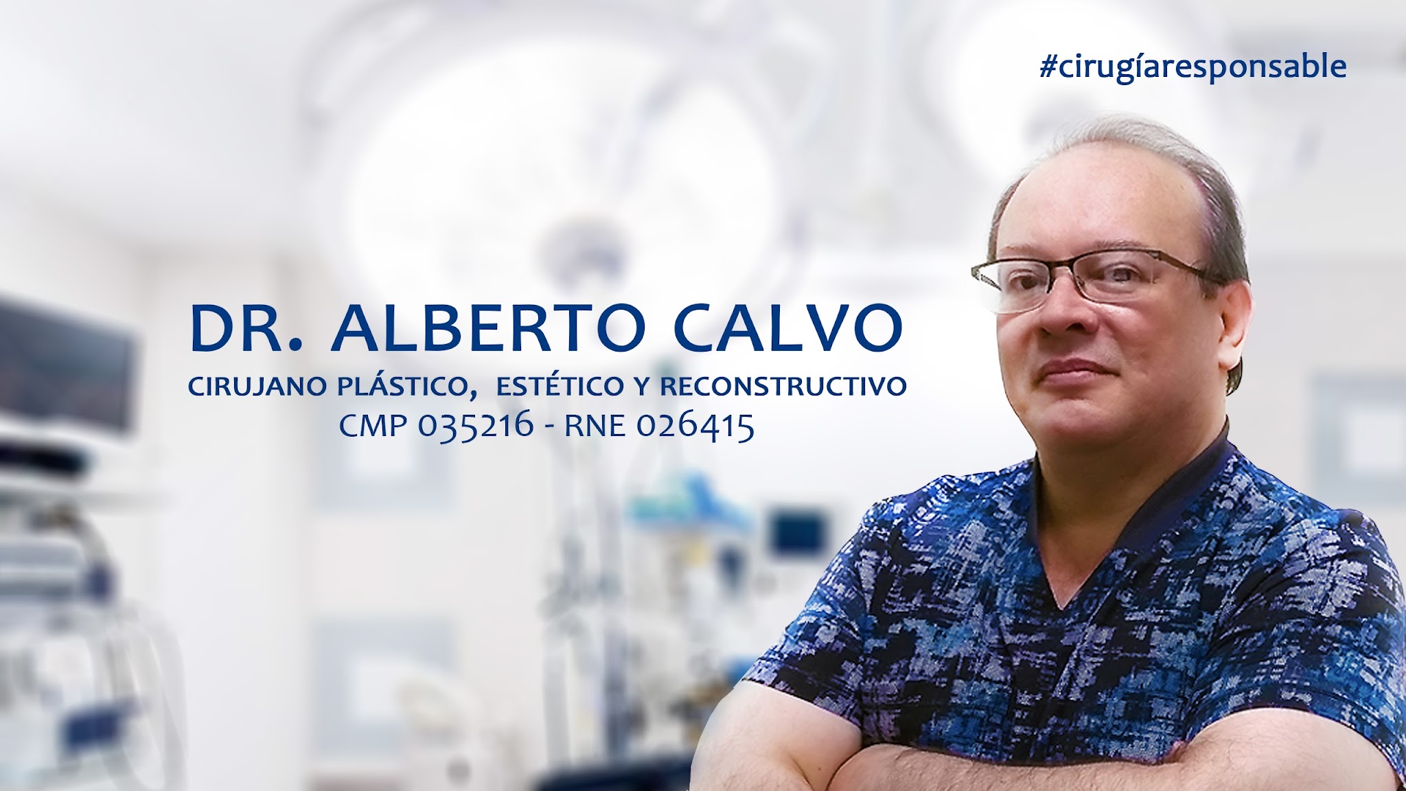 Dr. Alberto Calvo Quiroz - Cirujano Plástico YouTube banner