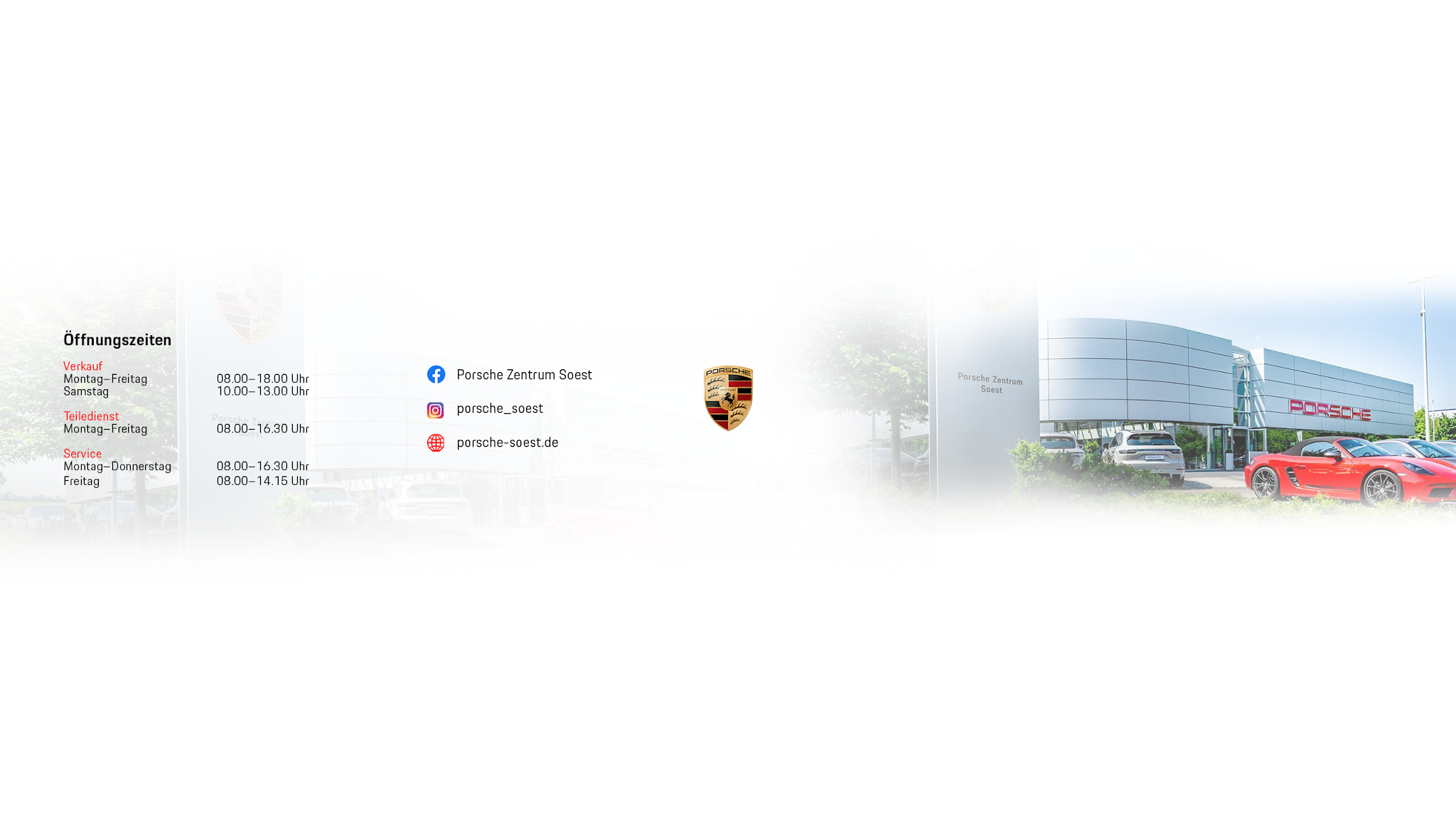 Porsche Zentrum Soest YouTube banner