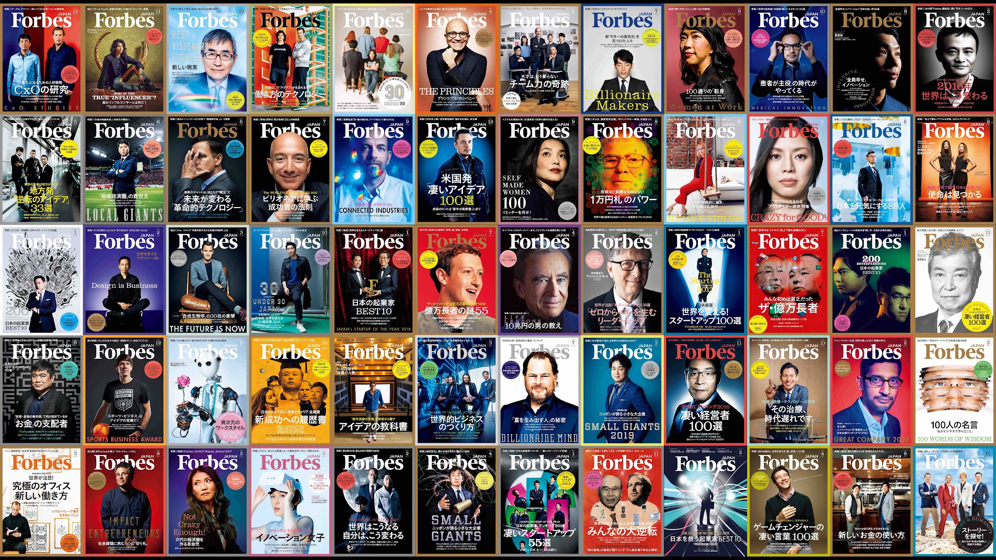 Forbes JAPAN YouTube banner