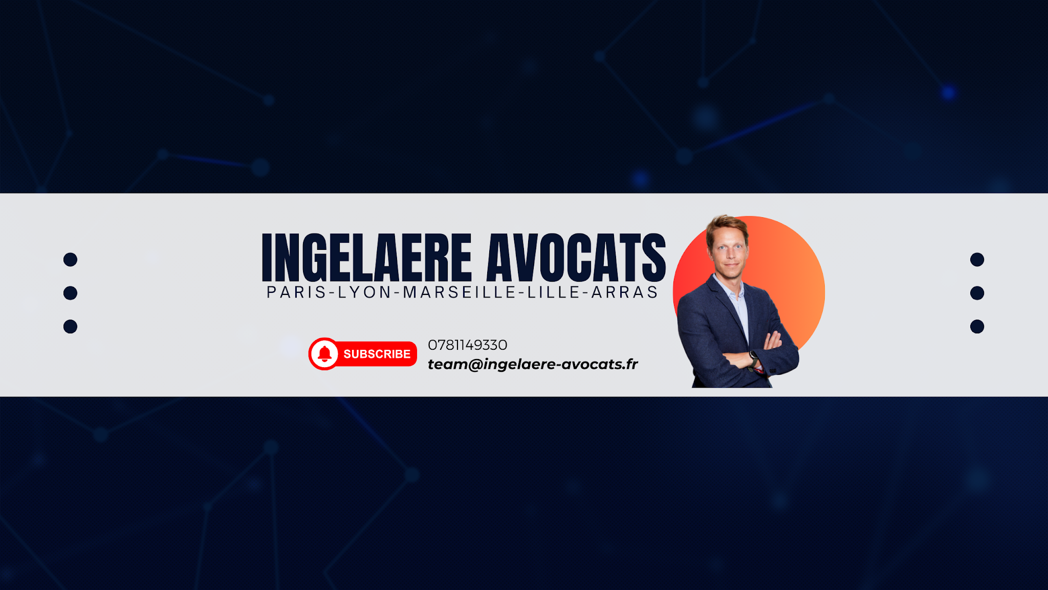 Benjamin INGELAERE Avocats - Paris YouTube banner
