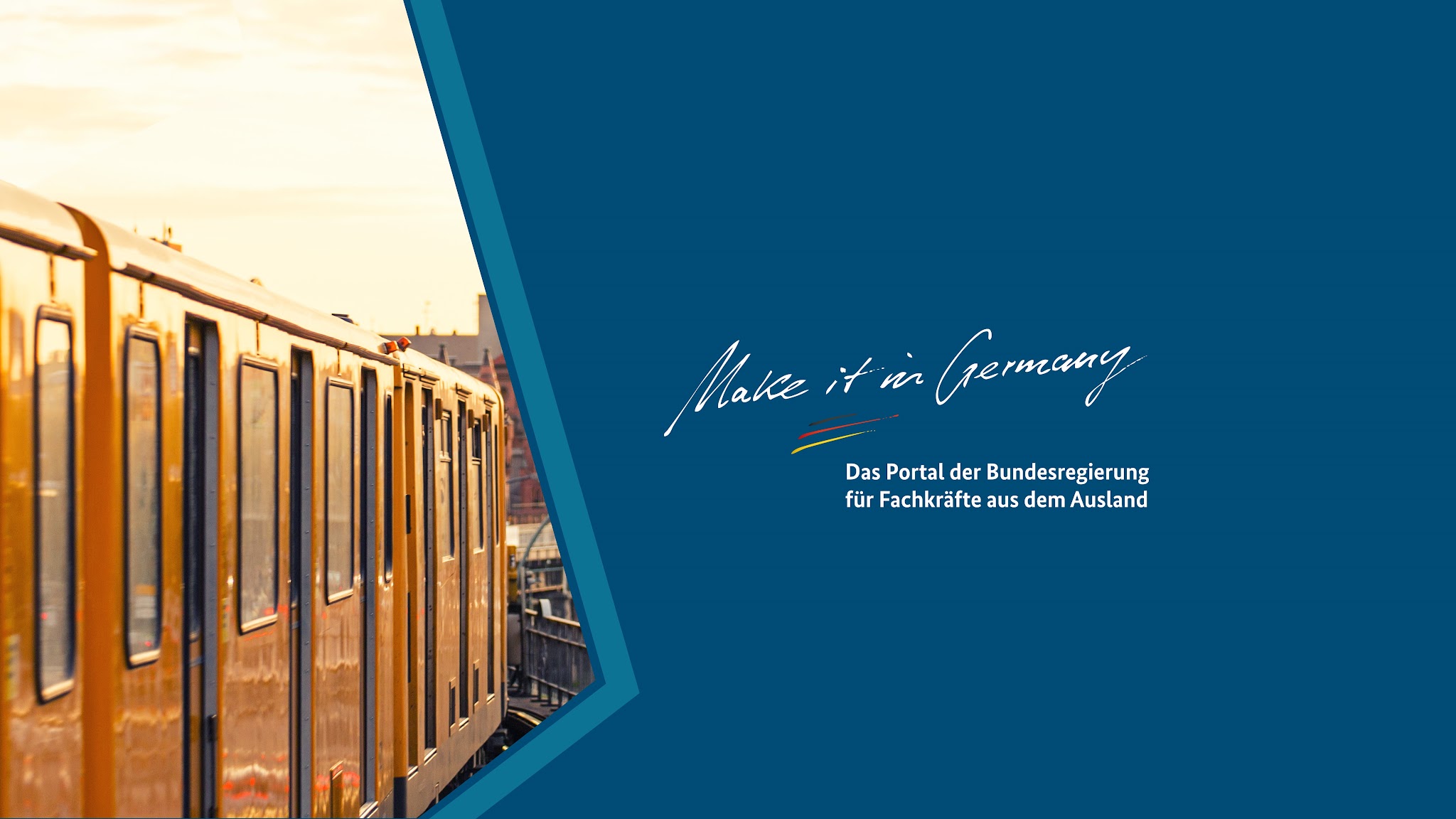 Make it in Germany YouTube banner