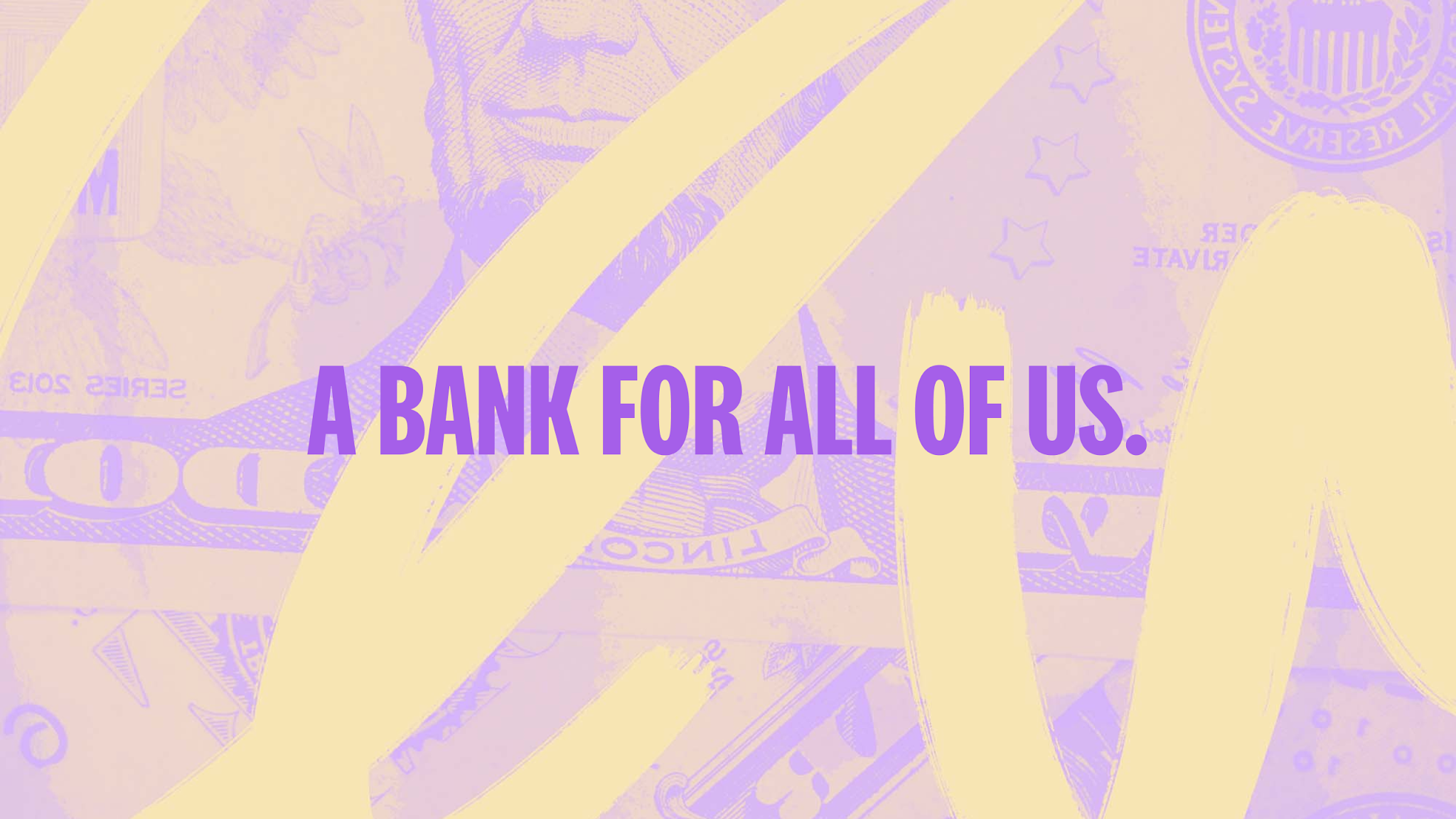 Varo. A bank for all of us. YouTube banner