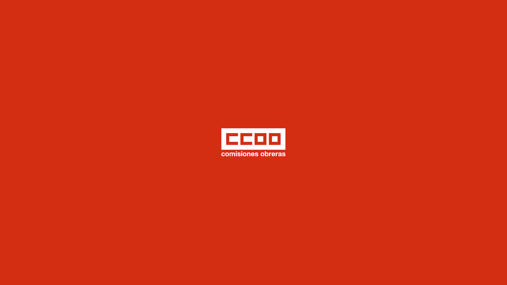 Canal confederal de CCOO YouTube banner