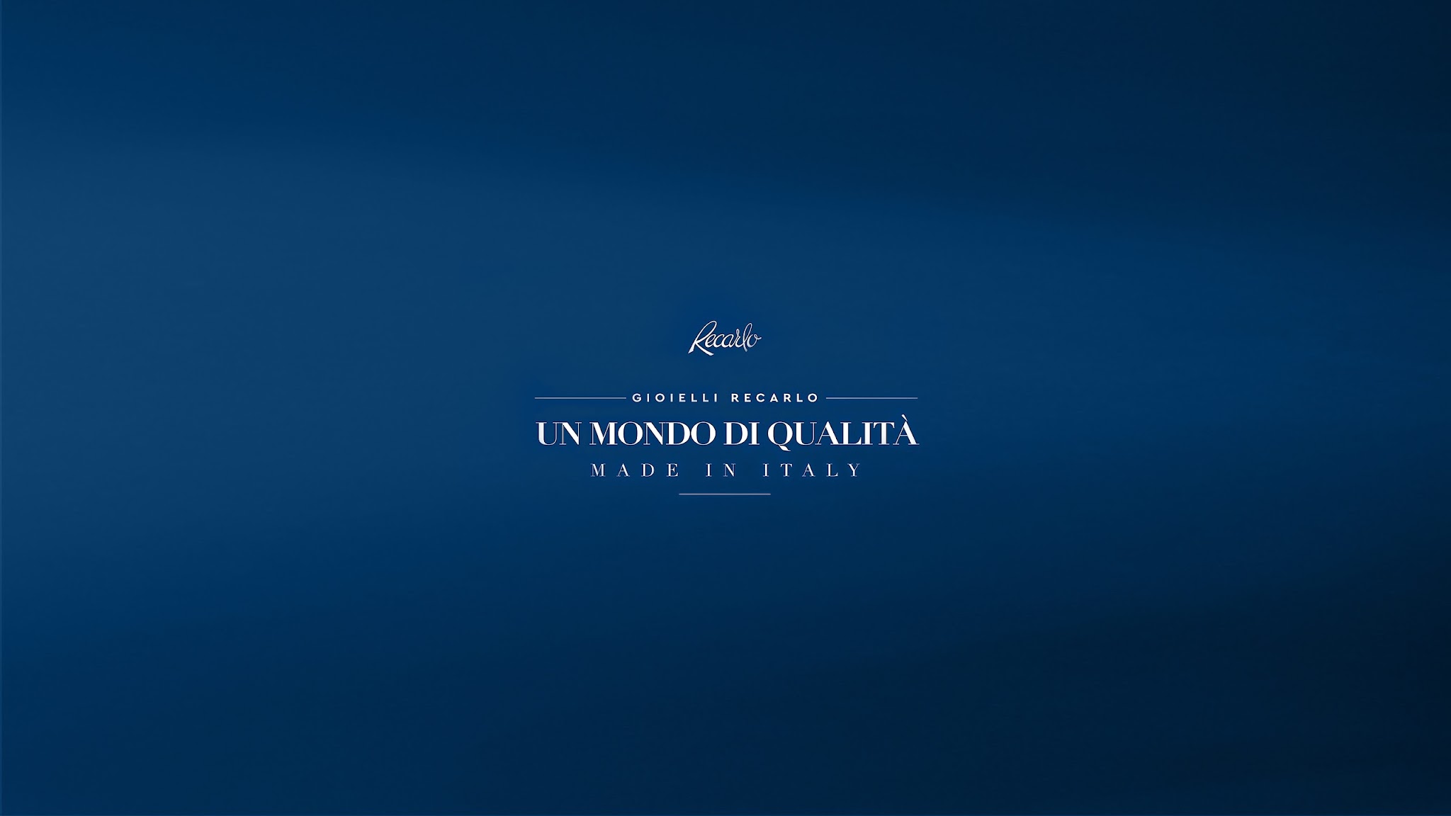 Recarlo Gioielli YouTube banner